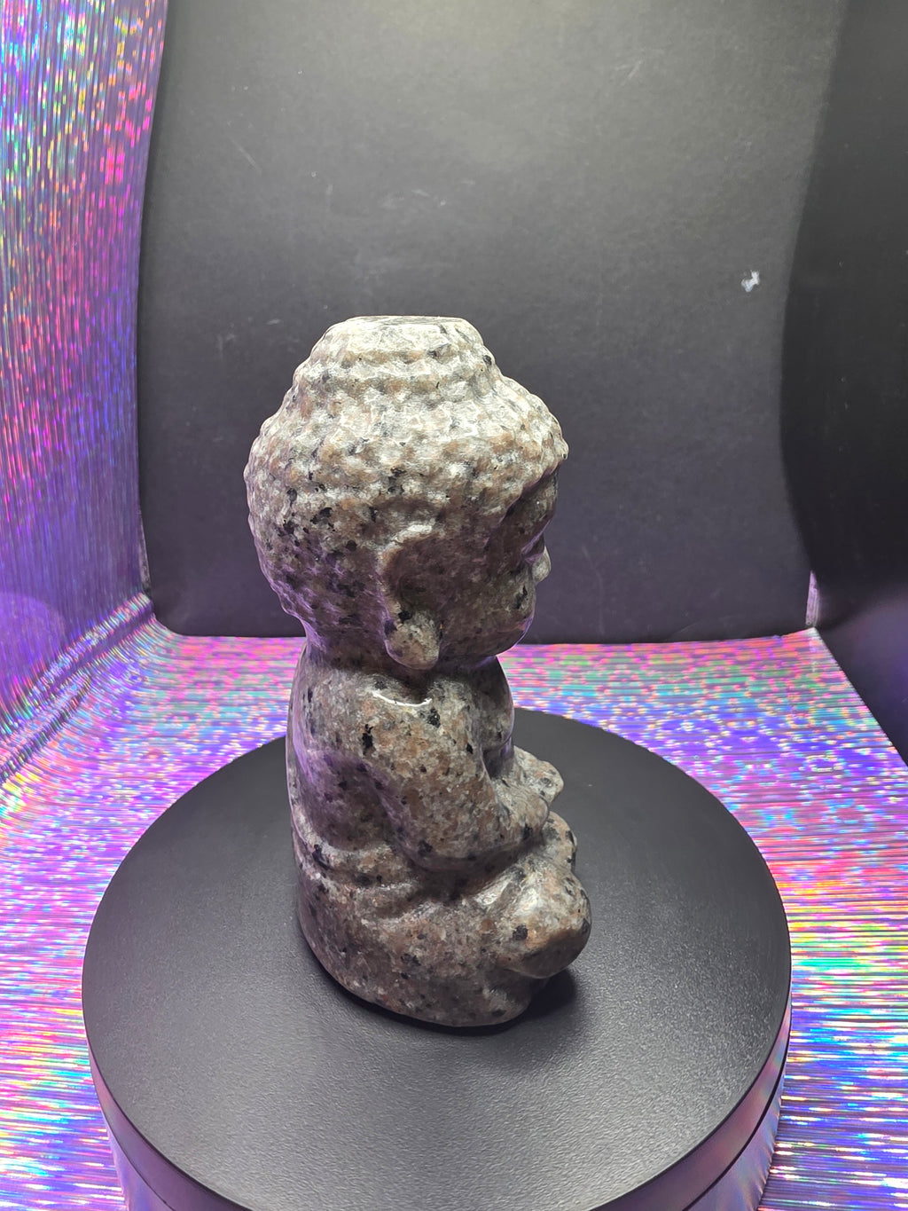 Yooperlite Buddha Carving