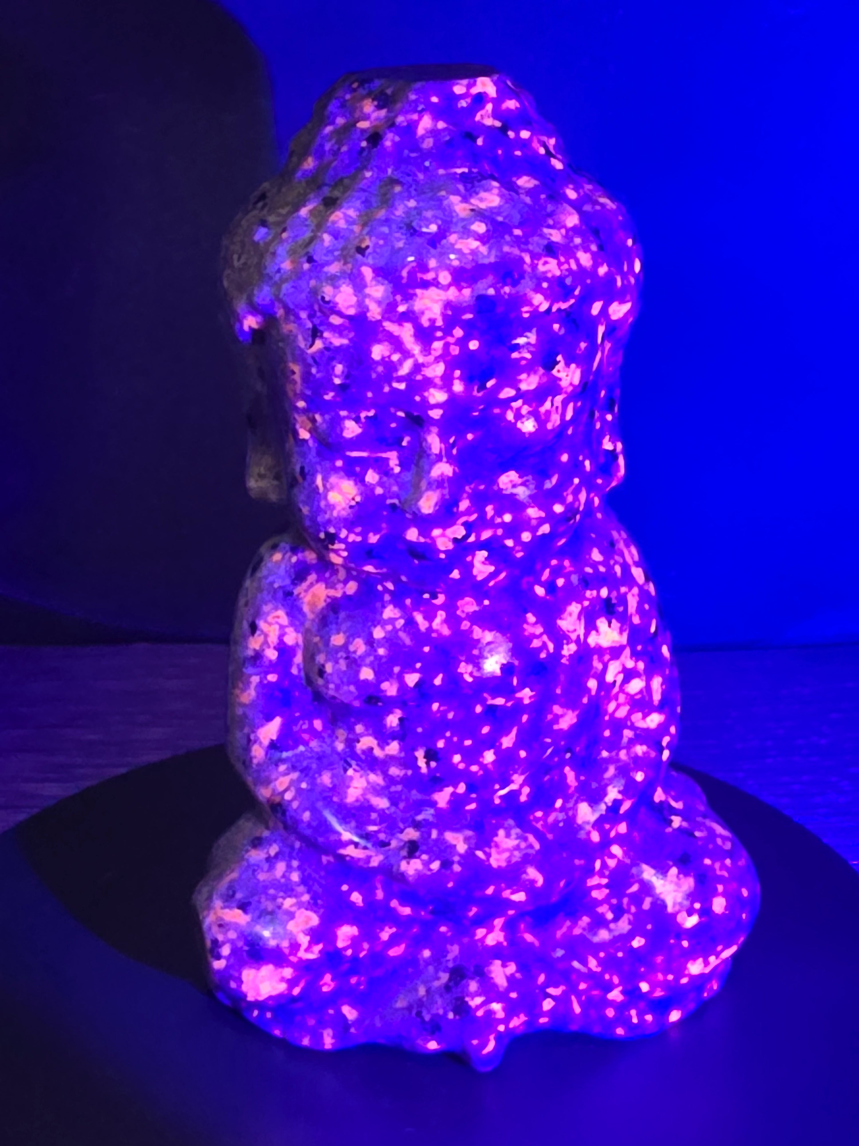 Yooperlite Buddha Carving