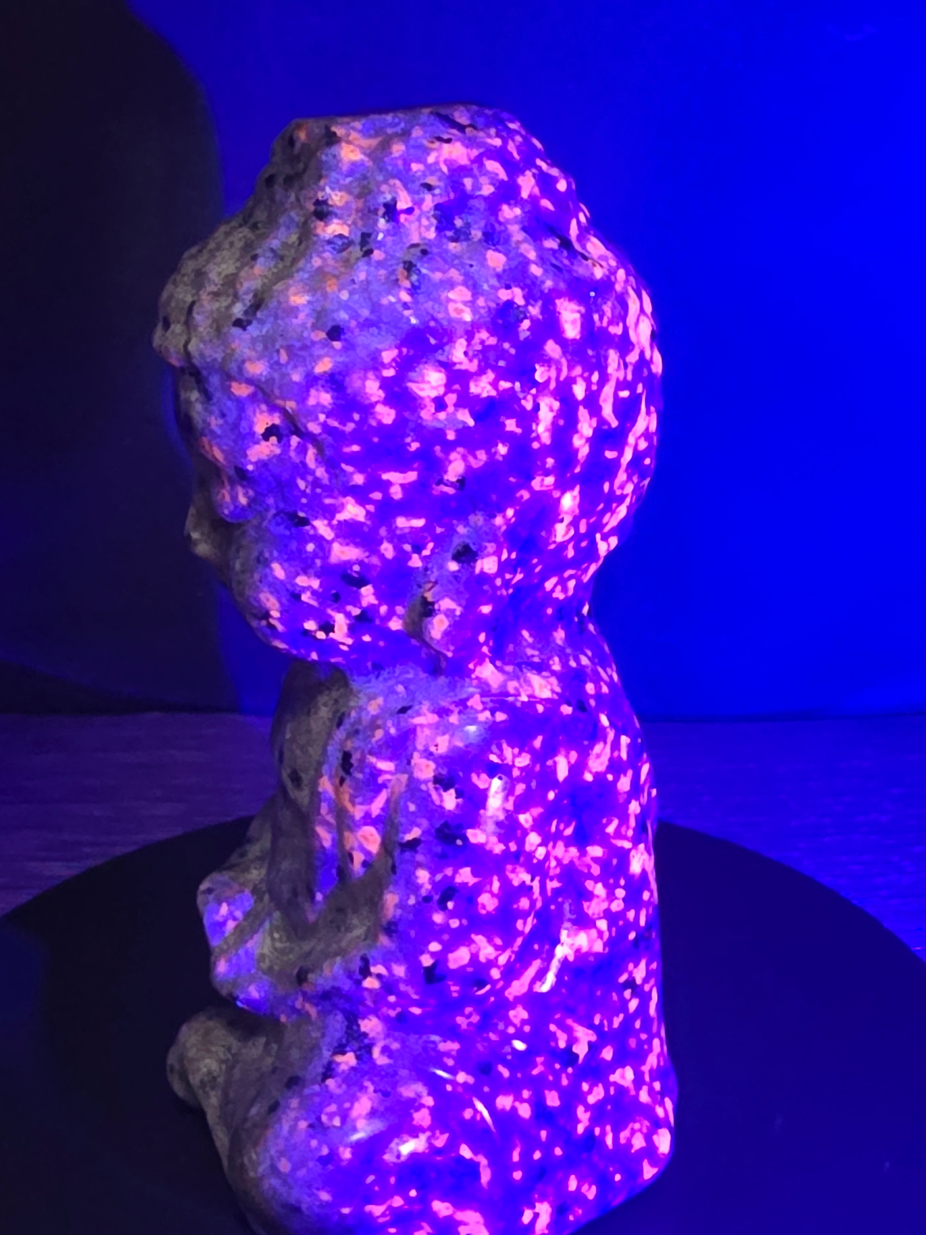 Yooperlite Buddha Carving