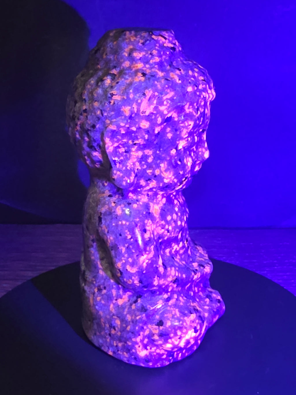 Yooperlite Buddha Carving
