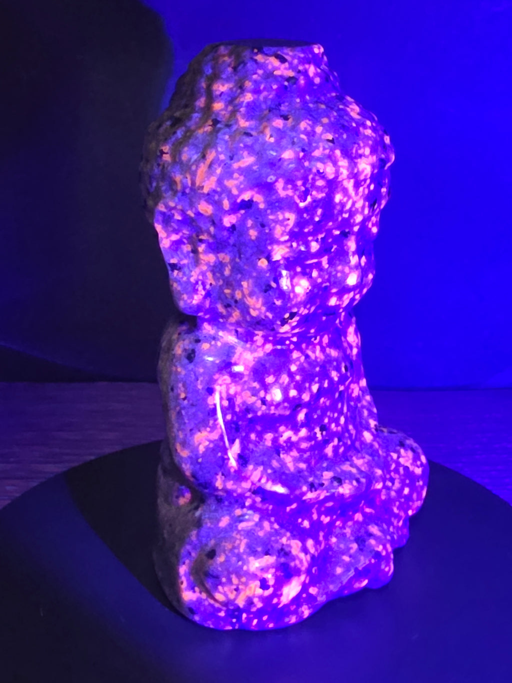 Yooperlite Buddha Carving