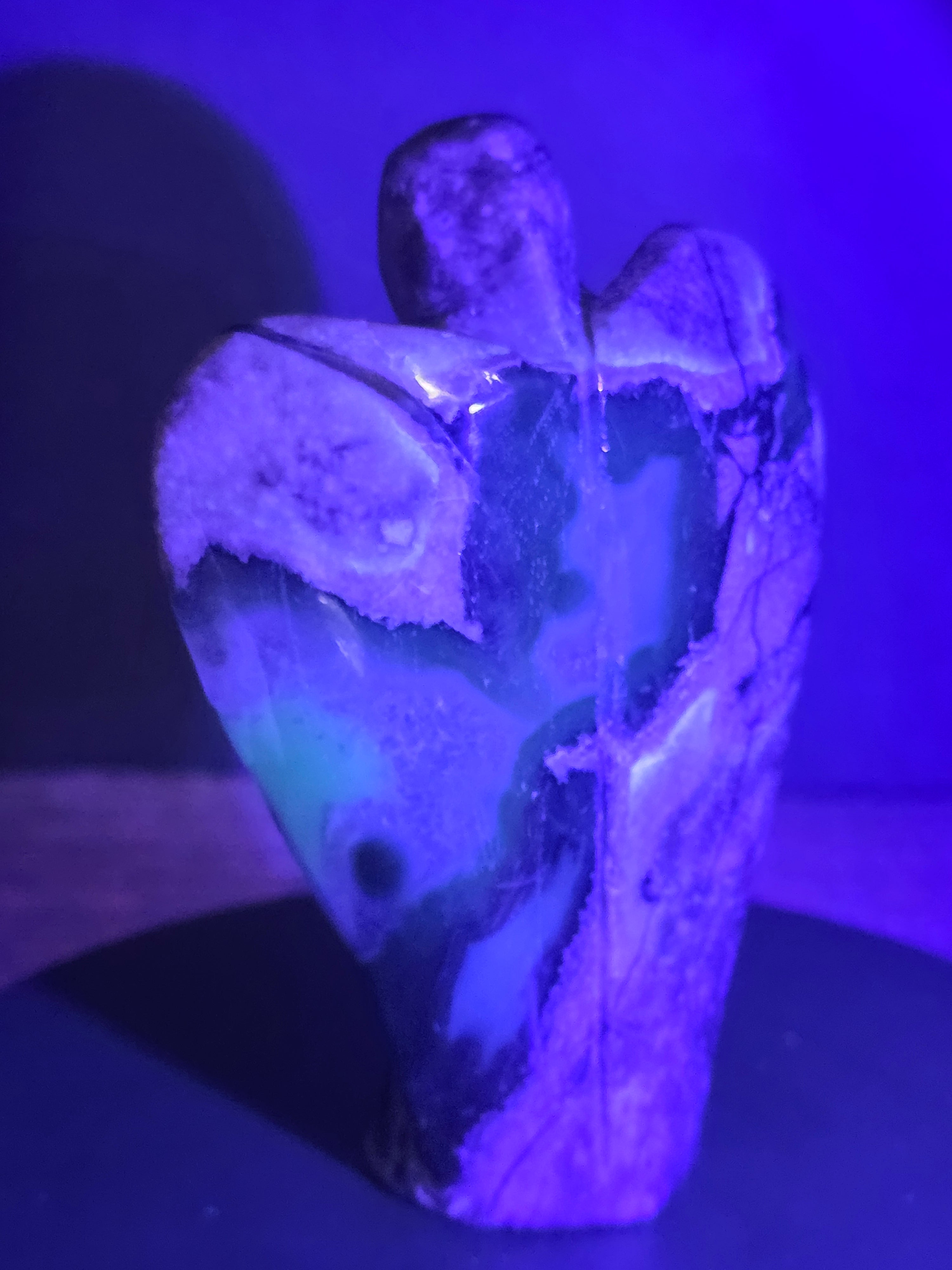 Volcano Agate Angel A Carving