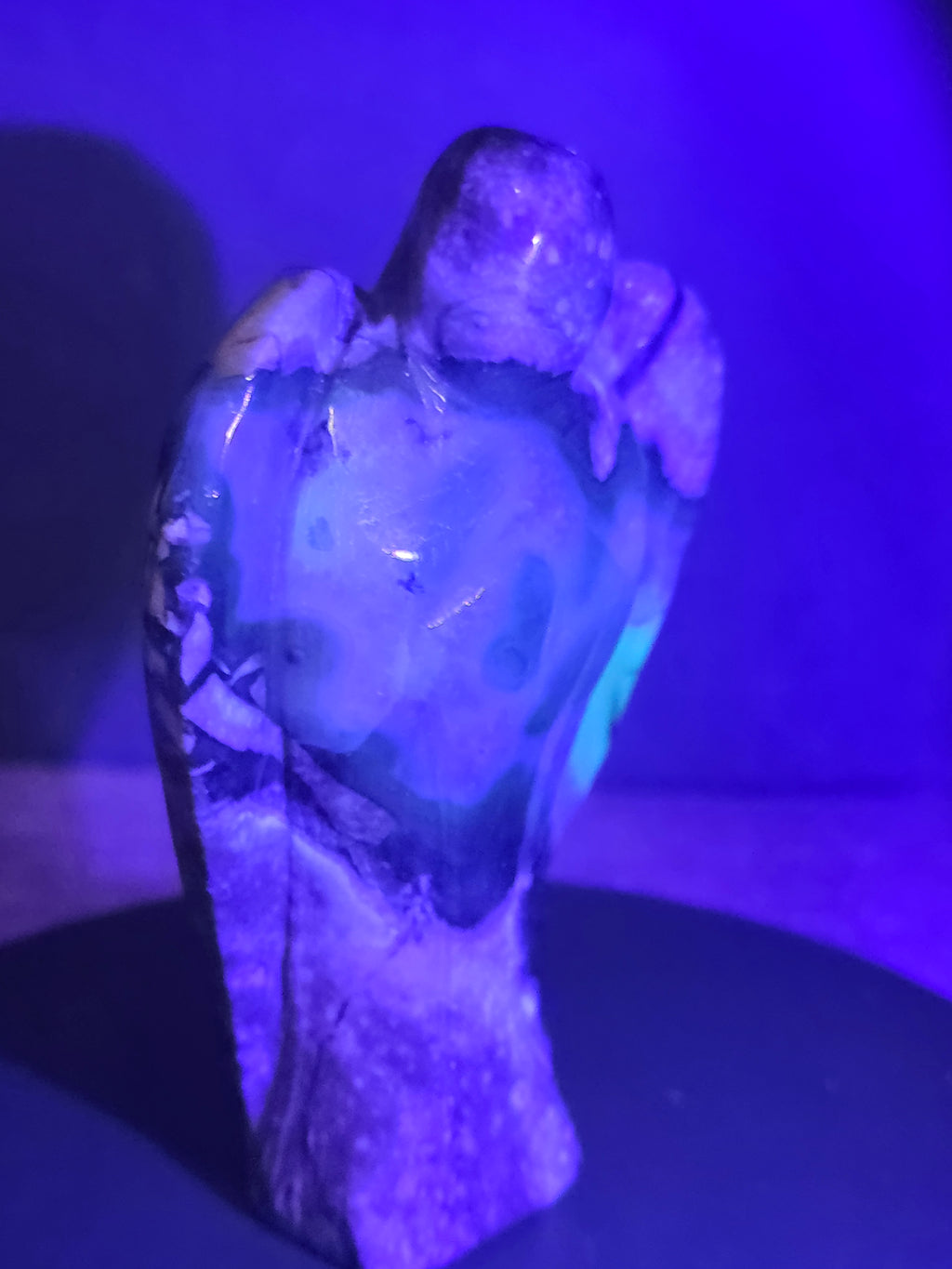 Volcano Agate Angel A Carving