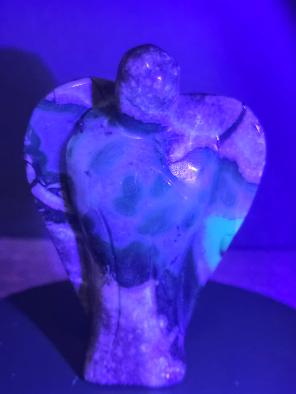 Volcano Agate Angel A Carving