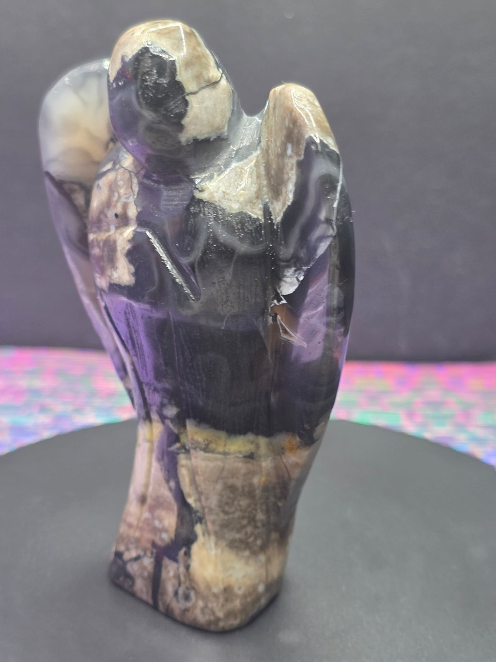 Volcano Agate Angel B Carving