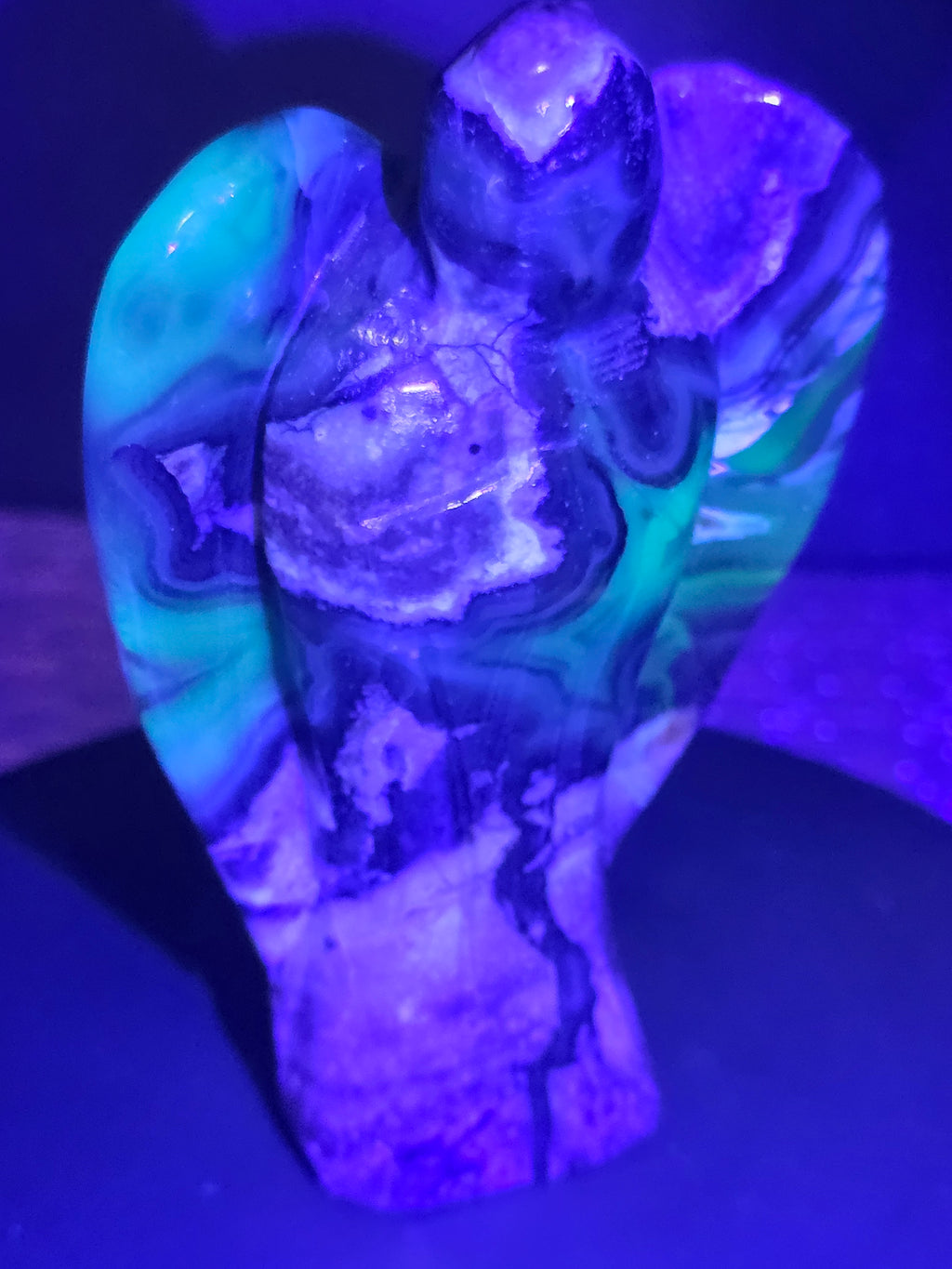 Volcano Agate Angel B Carving