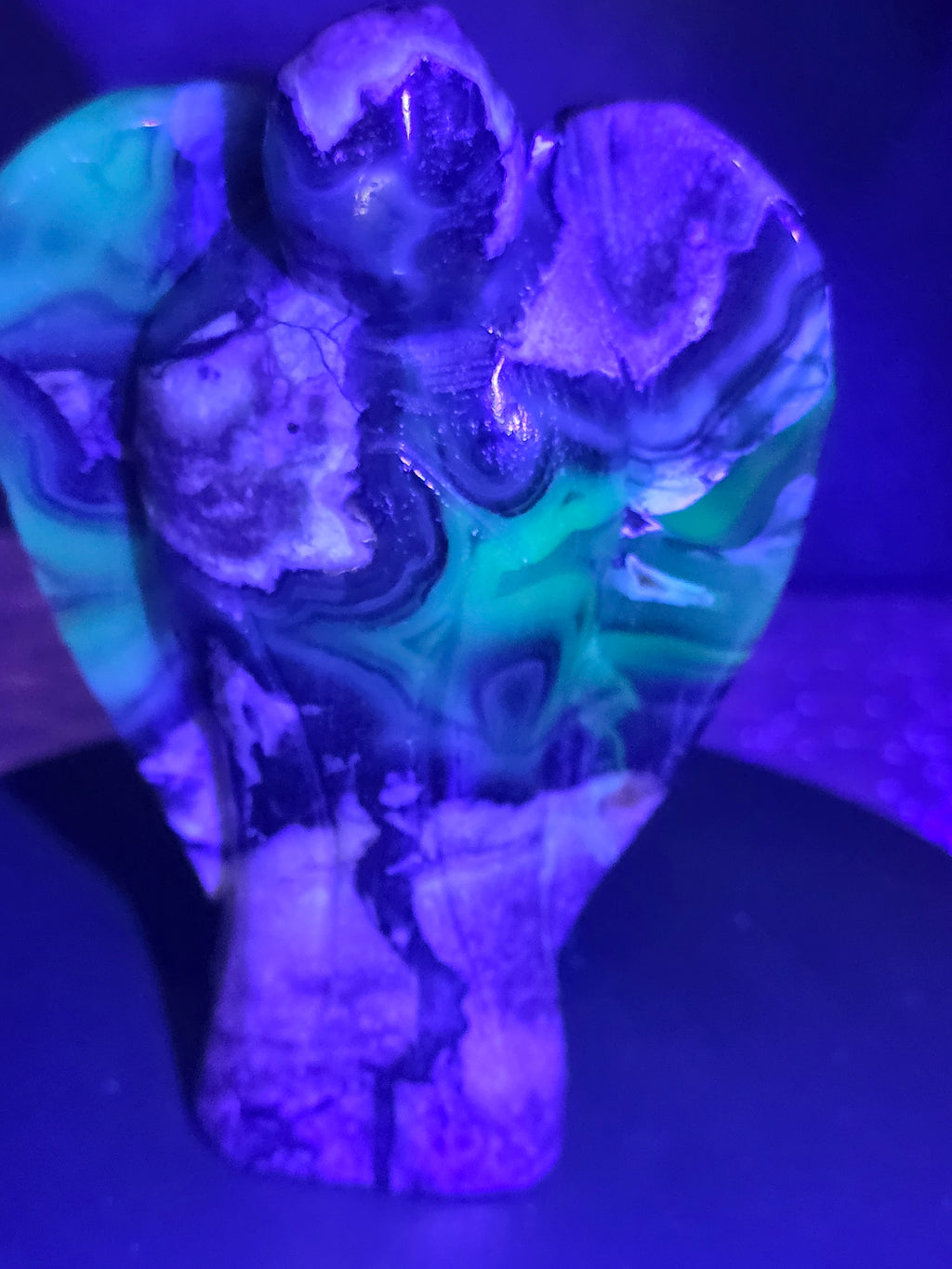 Volcano Agate Angel B Carving