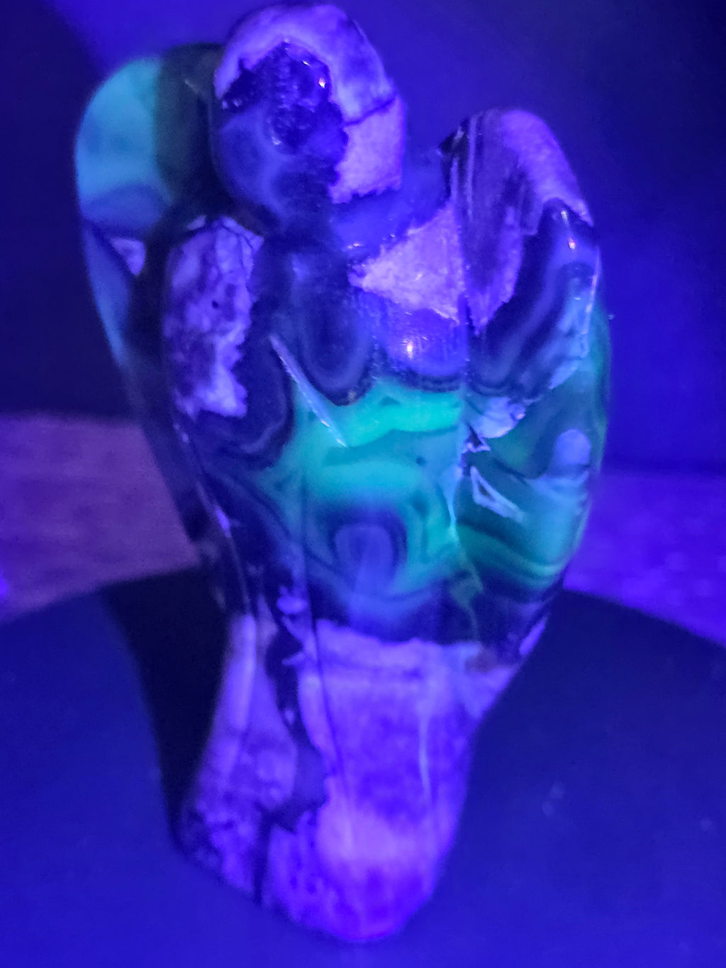 Volcano Agate Angel B Carving