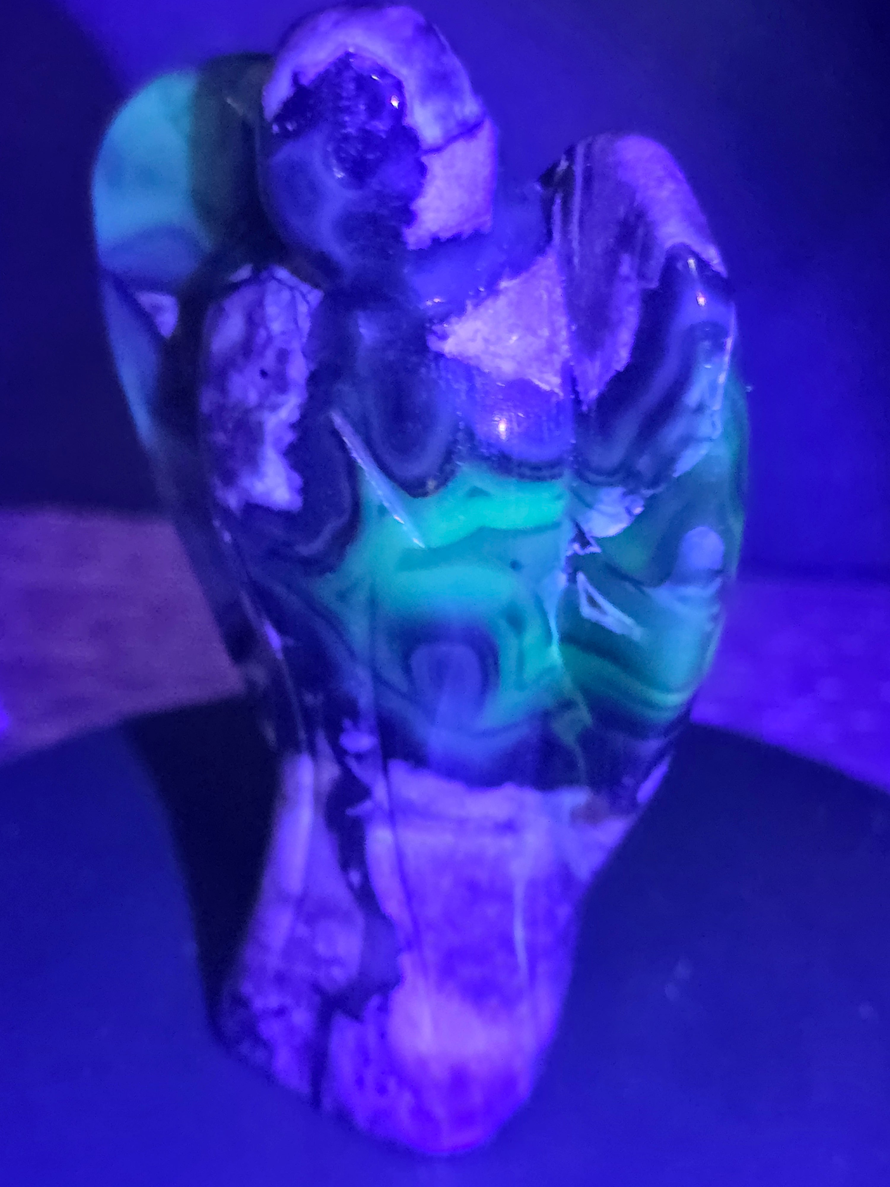 Volcano Agate Angel B Carving