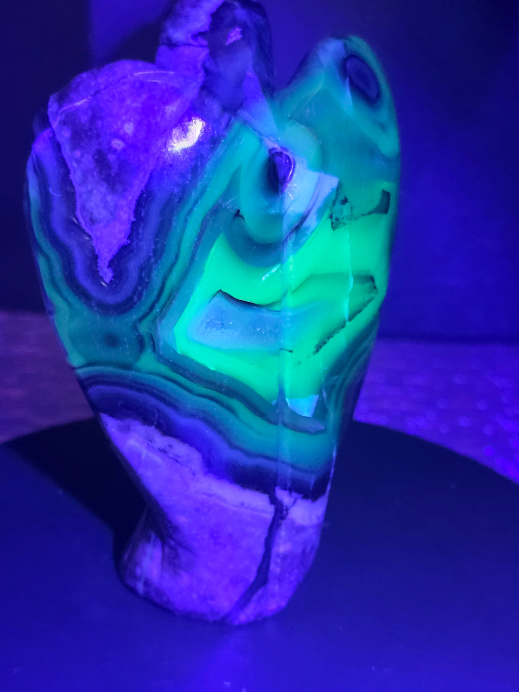 Volcano Agate Angel B Carving