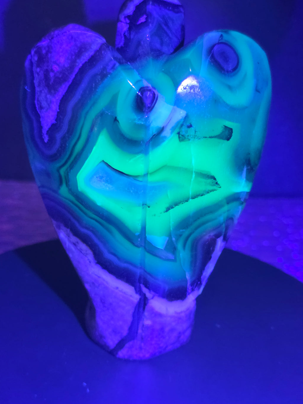 Volcano Agate Angel B Carving