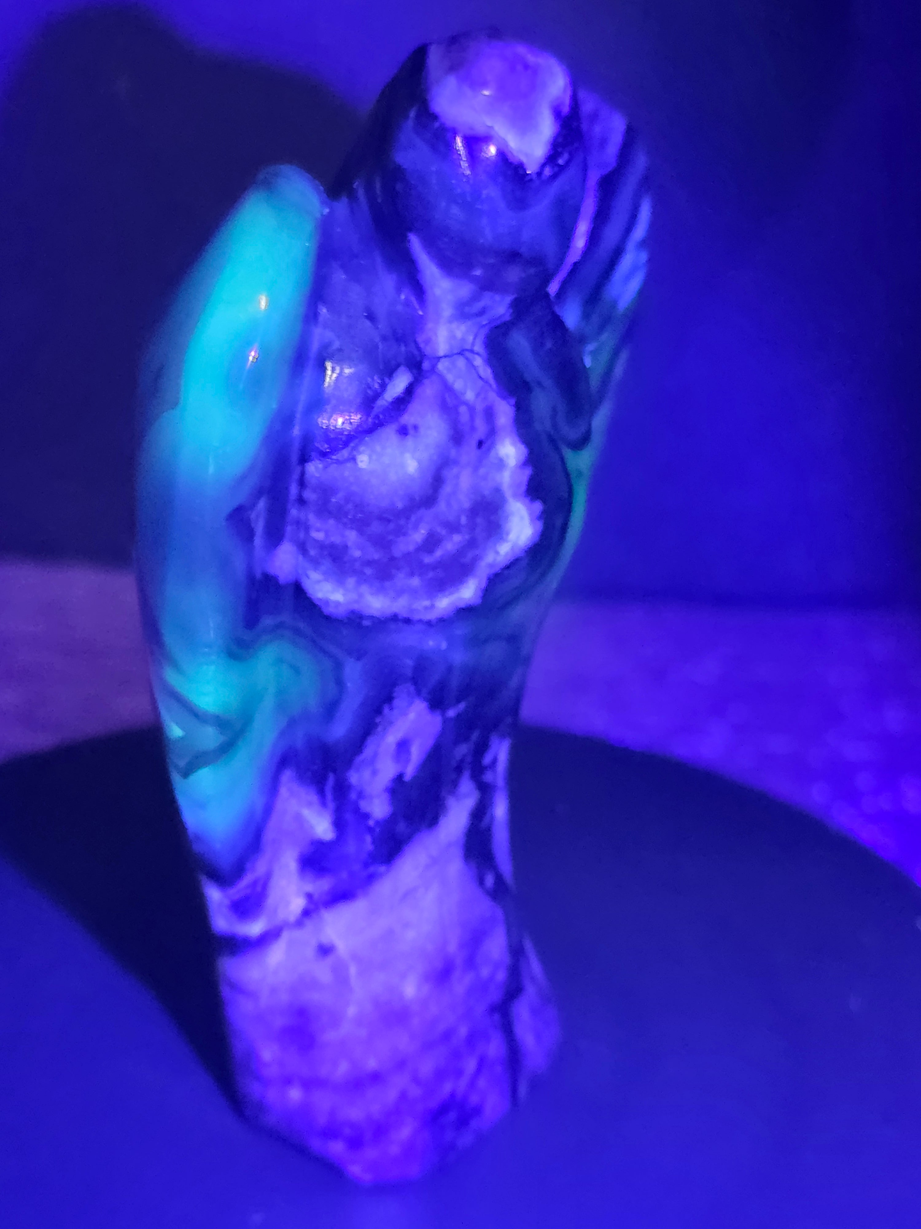 Volcano Agate Angel B Carving