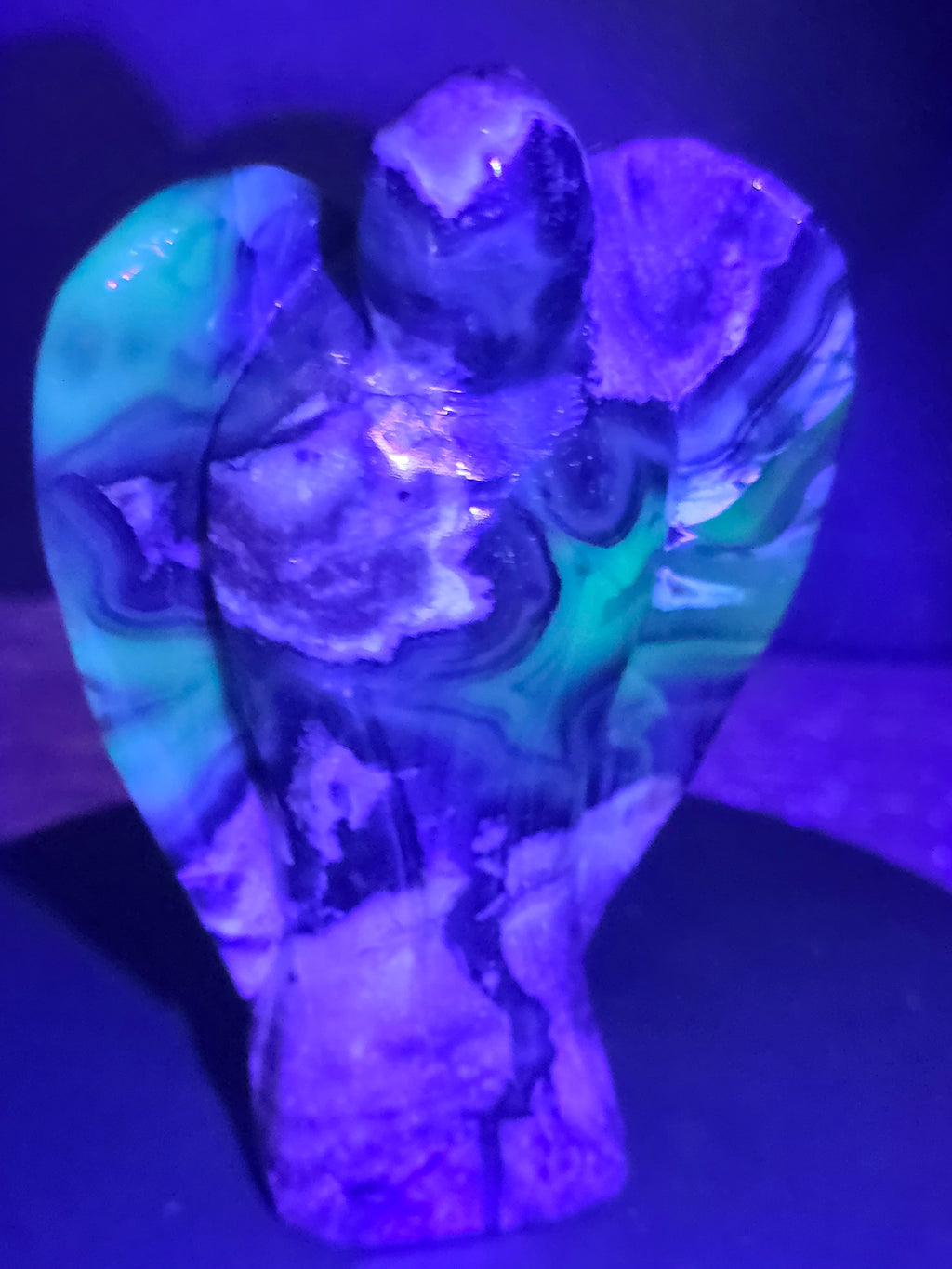 Volcano Agate Angel B Carving