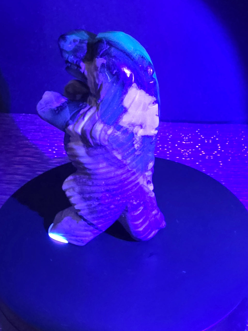 Volcano Agate Standing Godzilla Carving