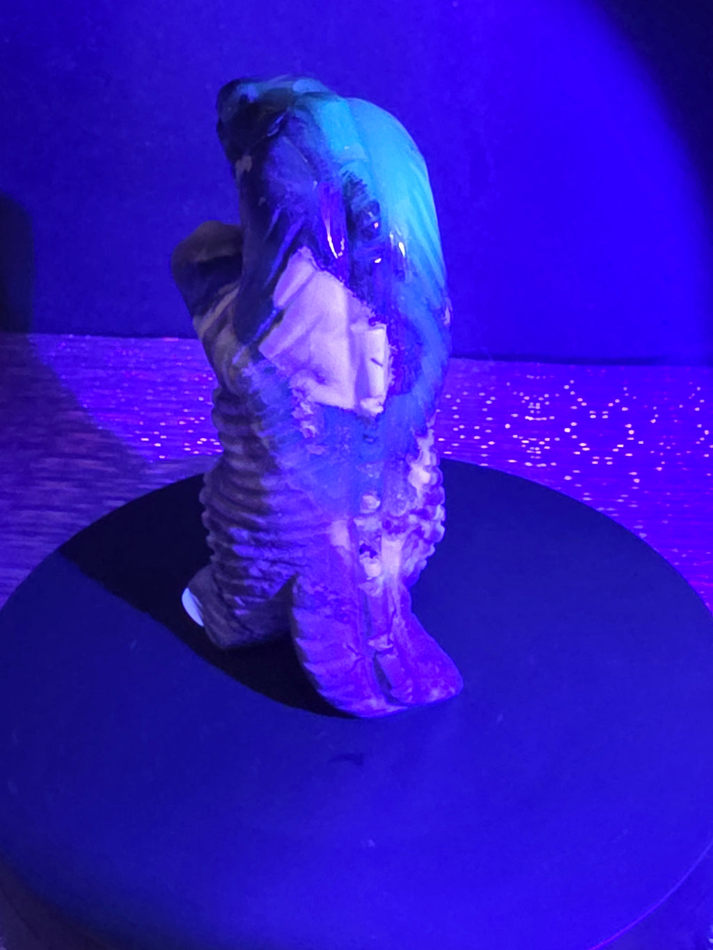 Volcano Agate Standing Godzilla Carving