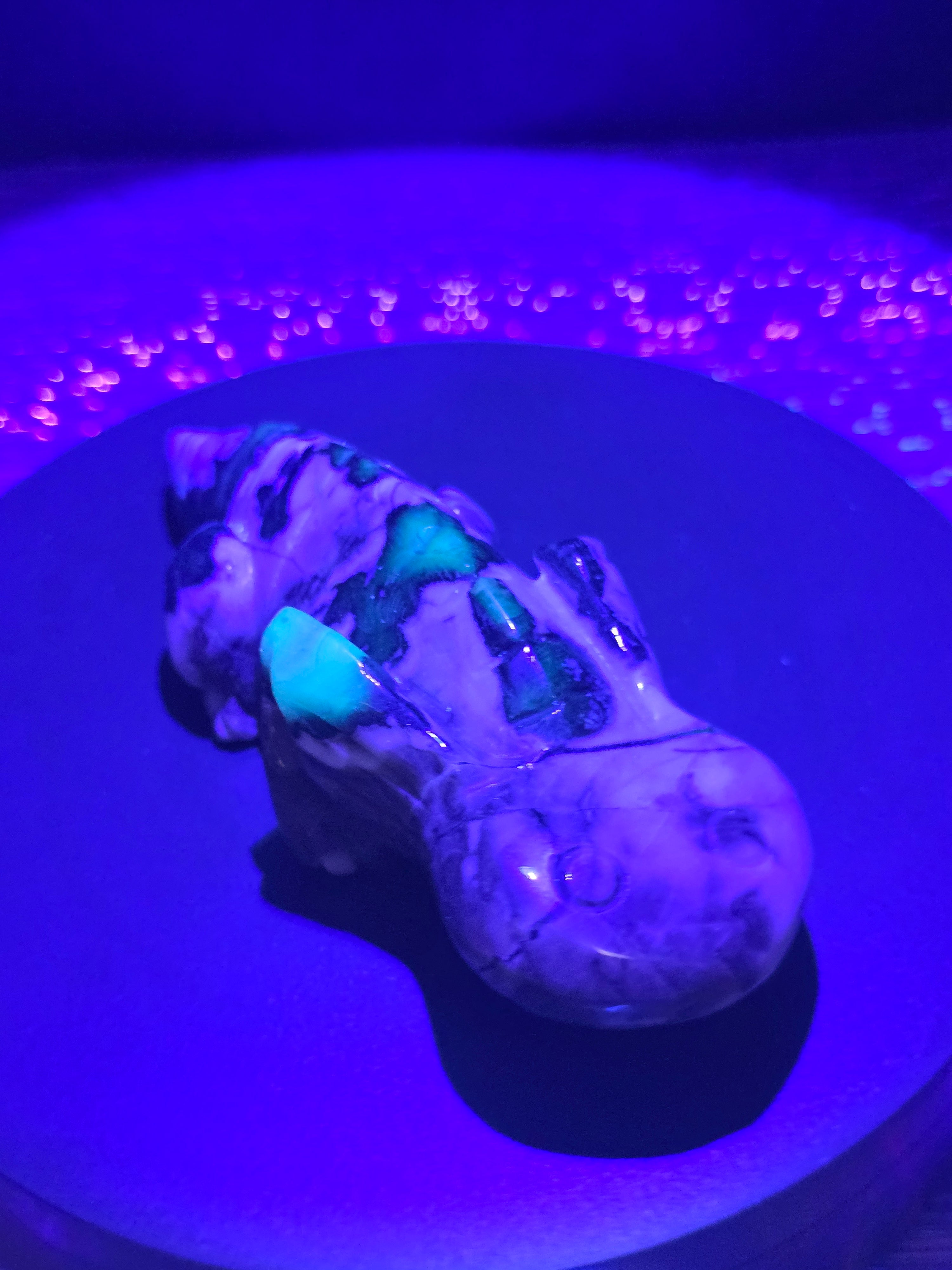 Volcano Agate Axolotl Carving A