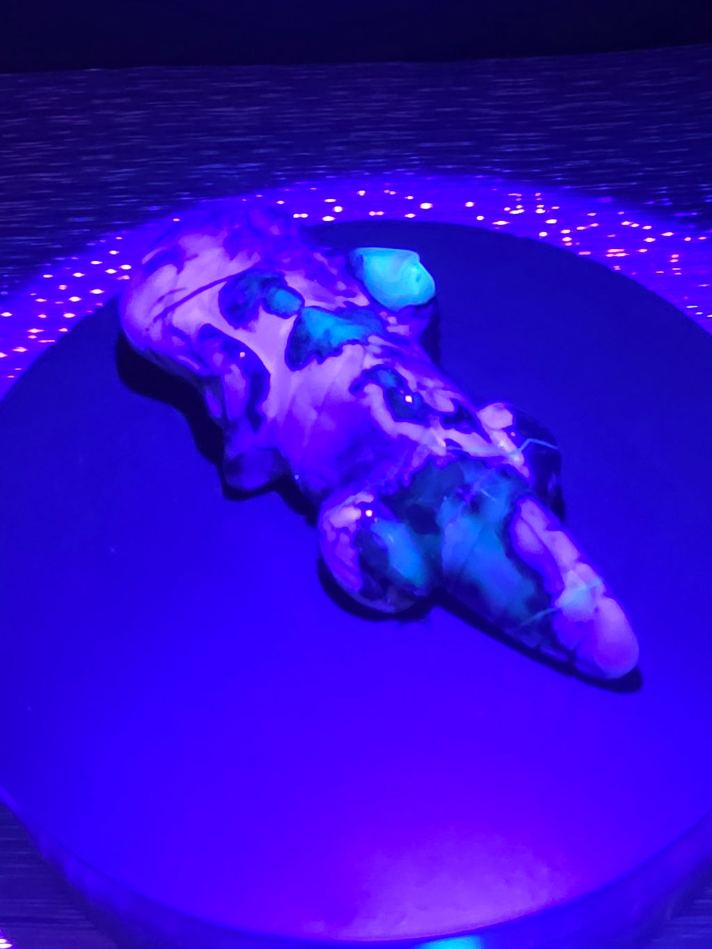 Volcano Agate Axolotl Carving A