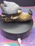 Volcano Agate Dragon Head Carving