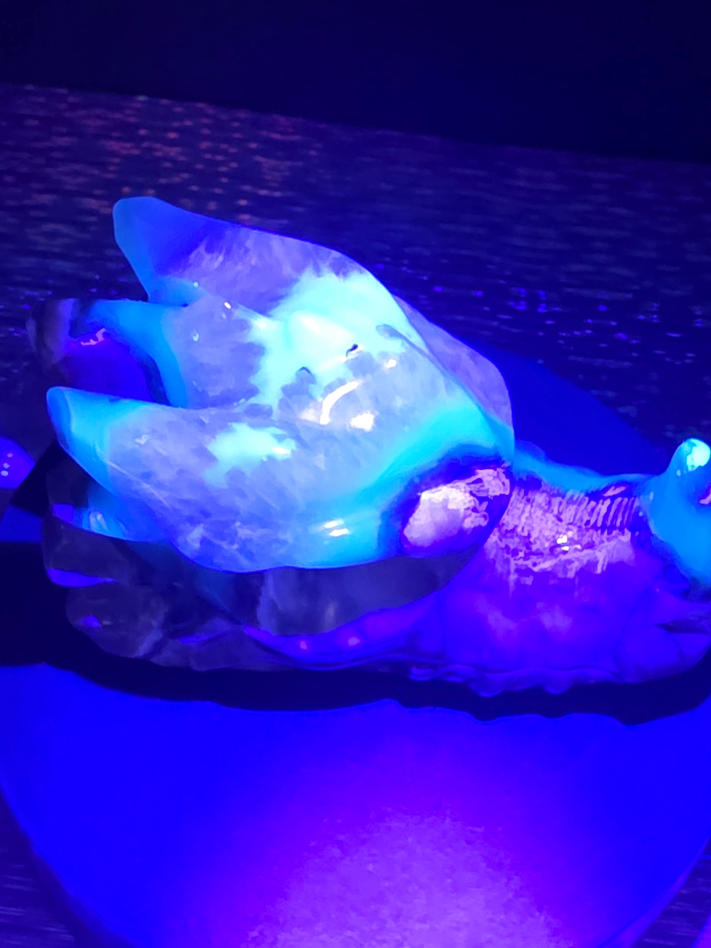 Volcano Agate Dragon Head Carving