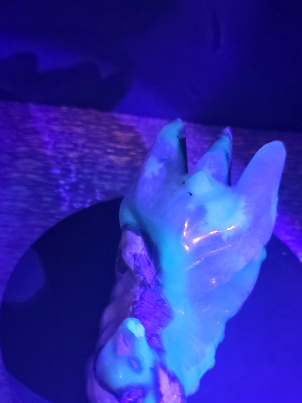Volcano Agate Dragon Head Carving
