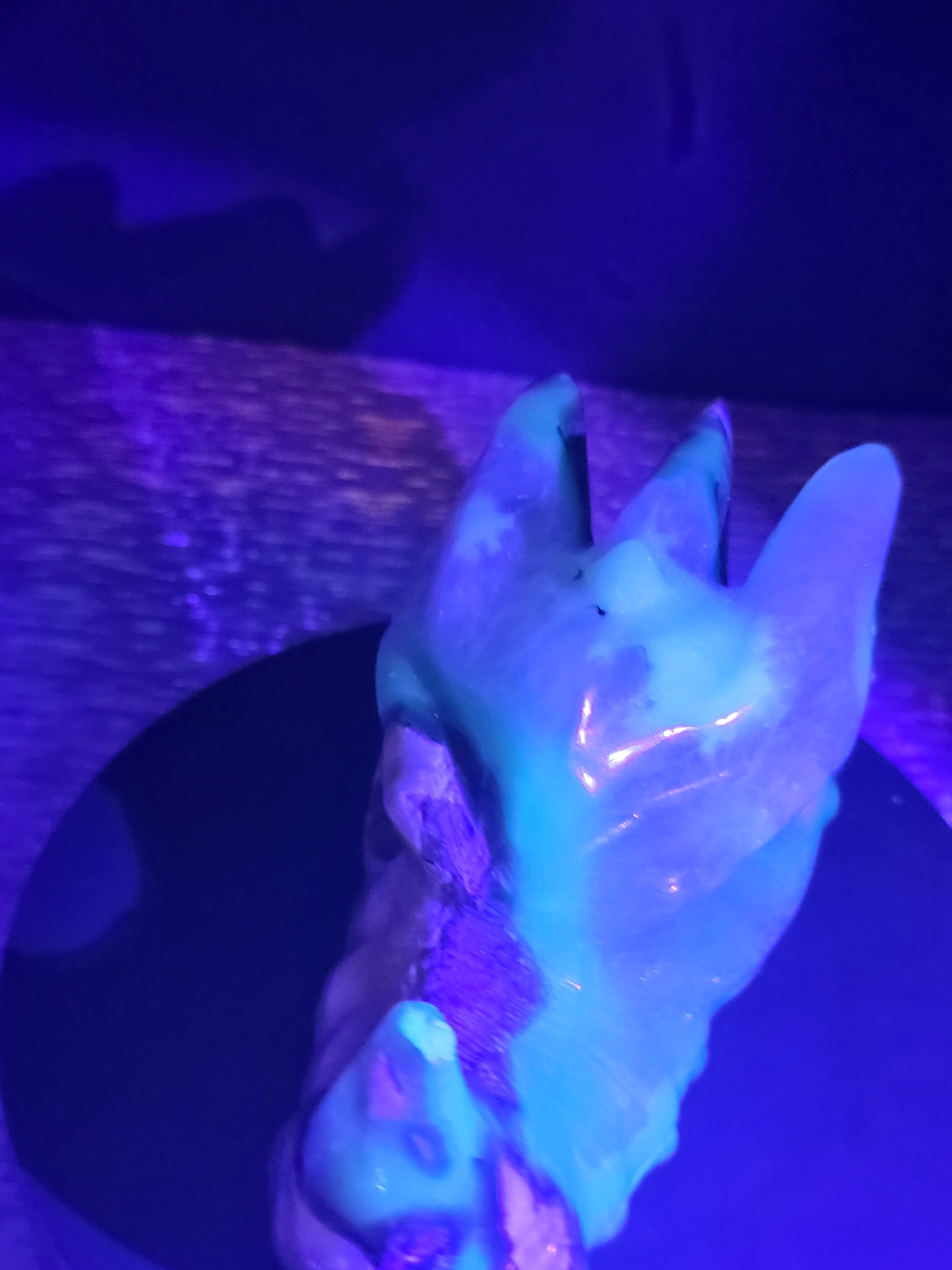 Volcano Agate Dragon Head Carving