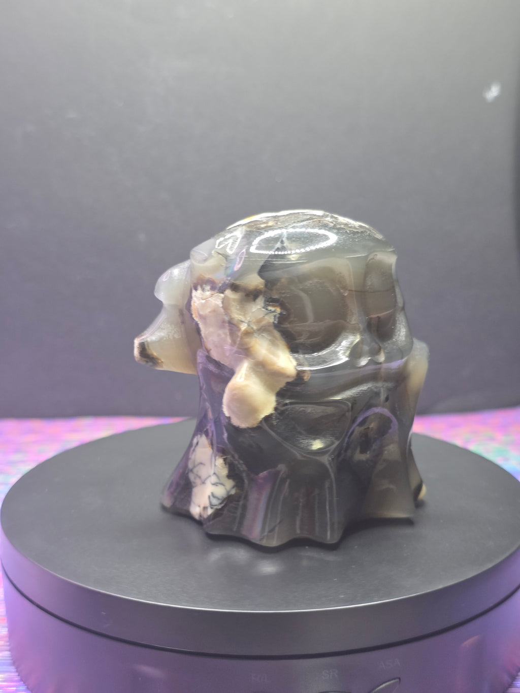 Volcano Agate Ghost Carving