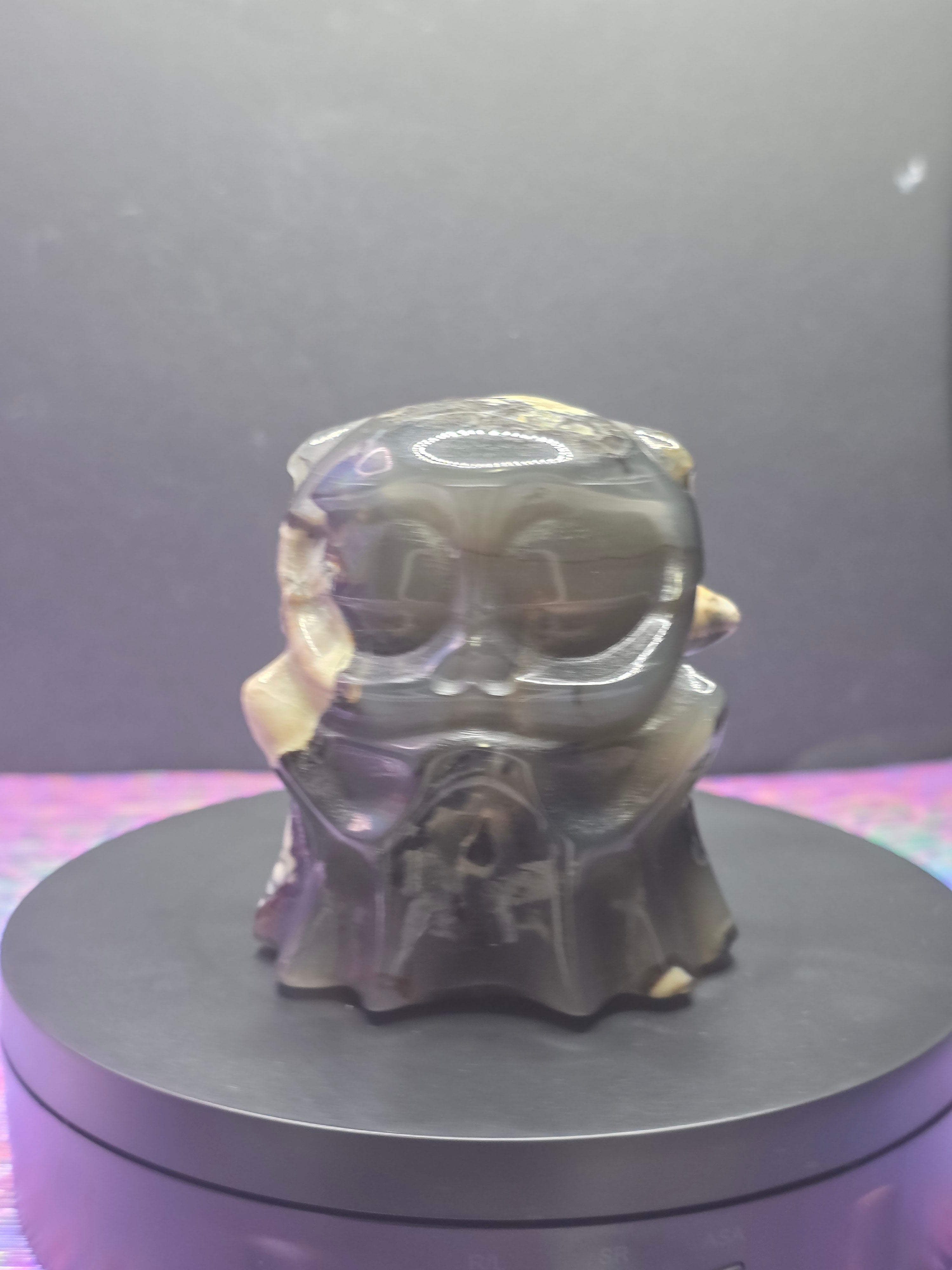 Volcano Agate Ghost Carving