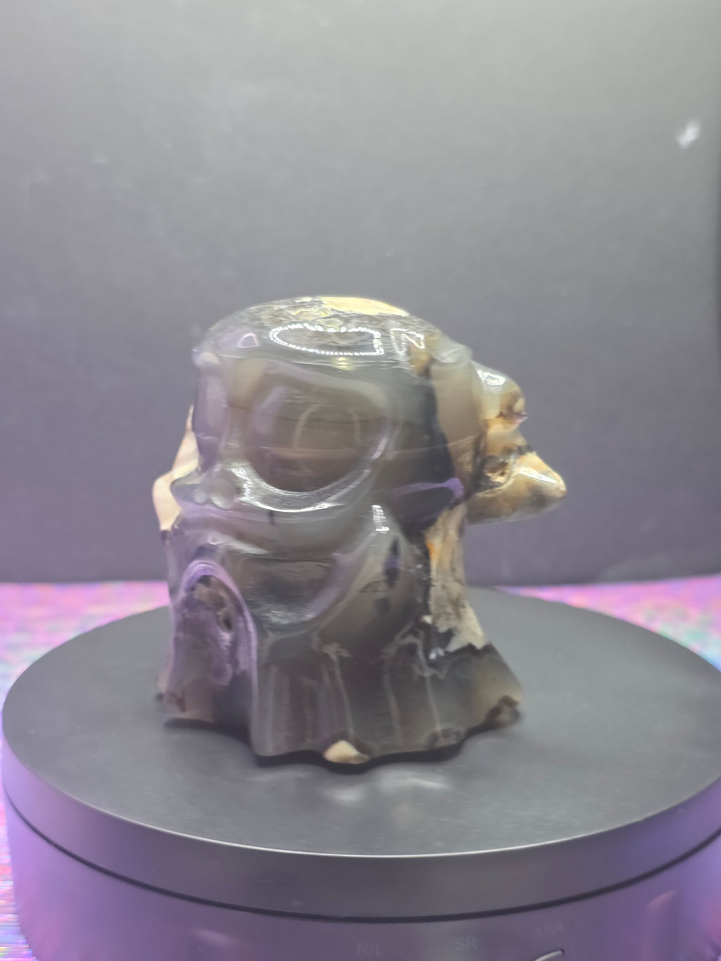 Volcano Agate Ghost Carving