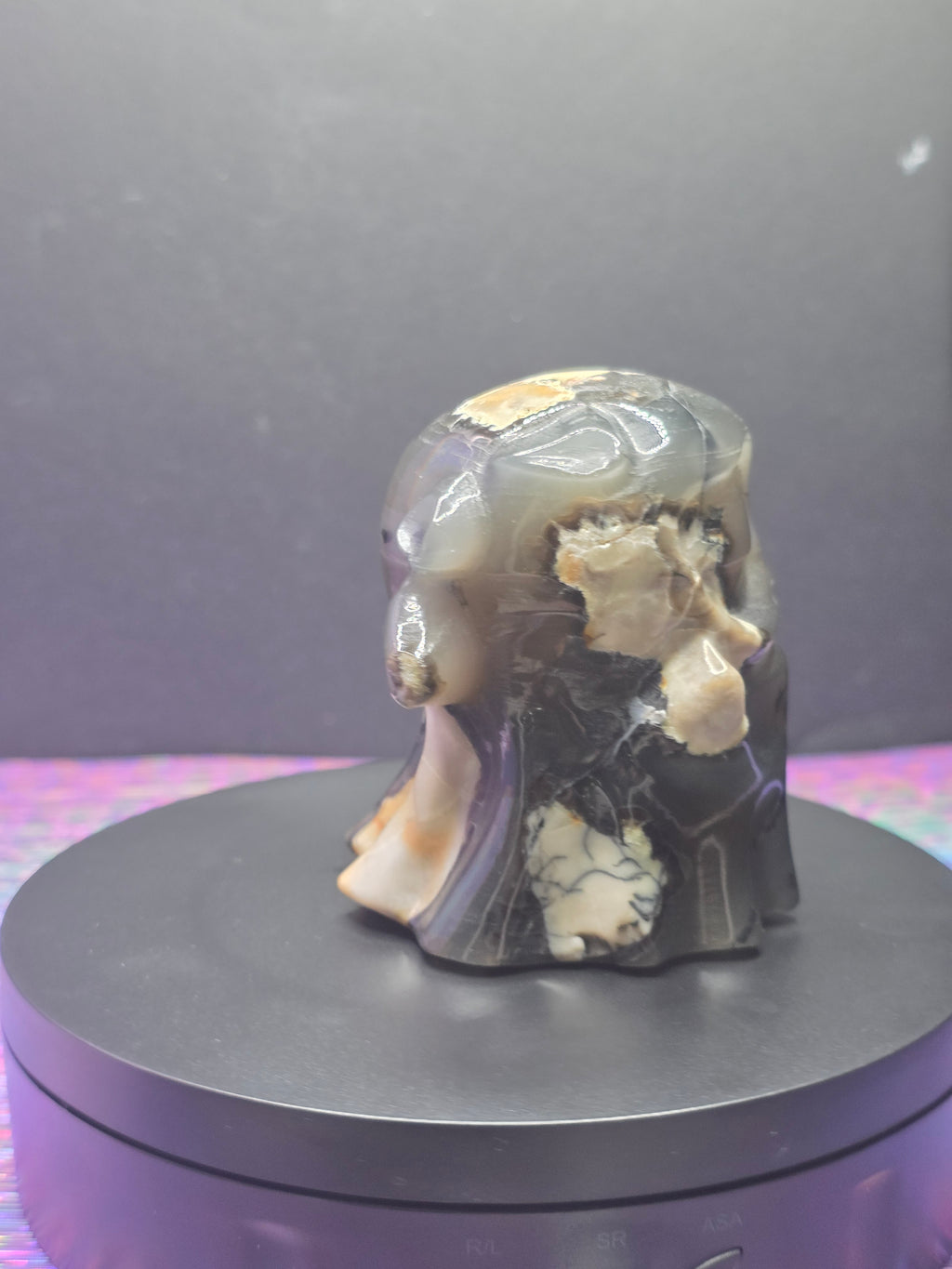 Volcano Agate Ghost Carving