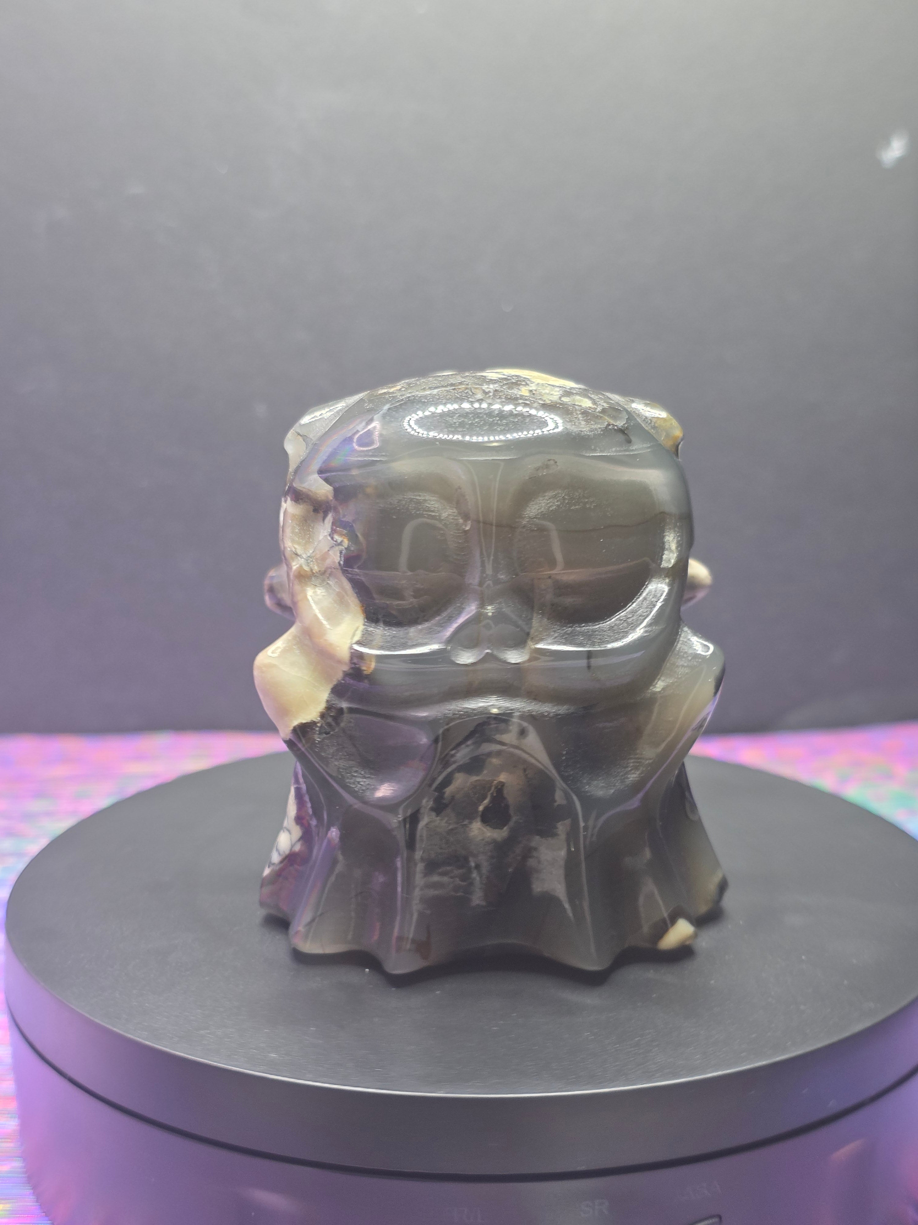 Volcano Agate Ghost Carving