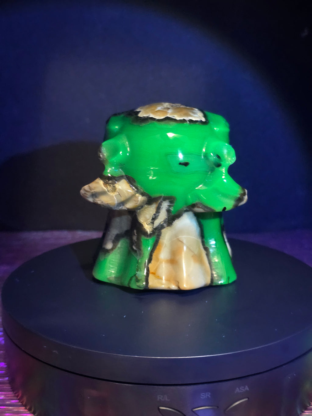Volcano Agate Ghost Carving