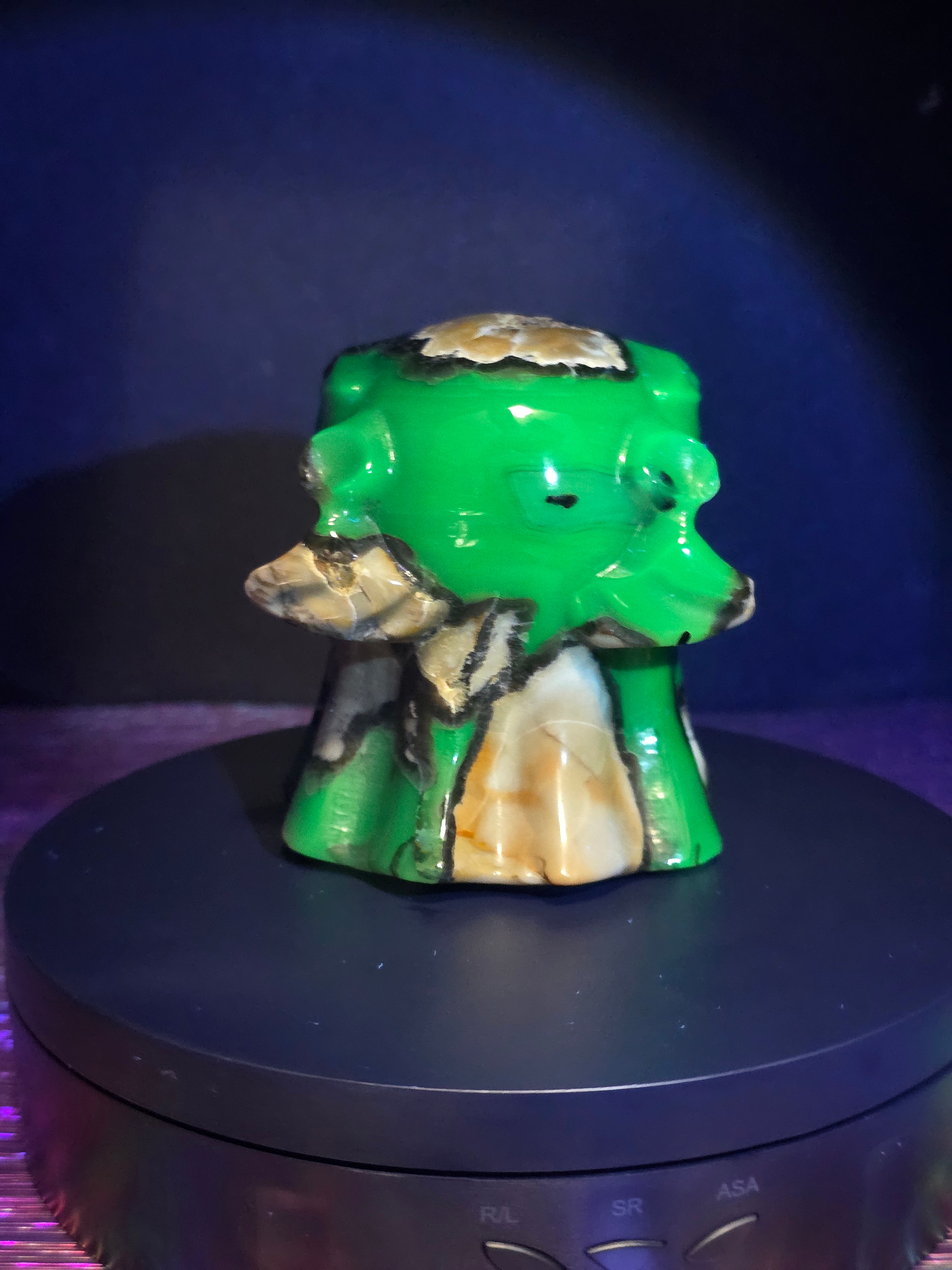 Volcano Agate Ghost Carving
