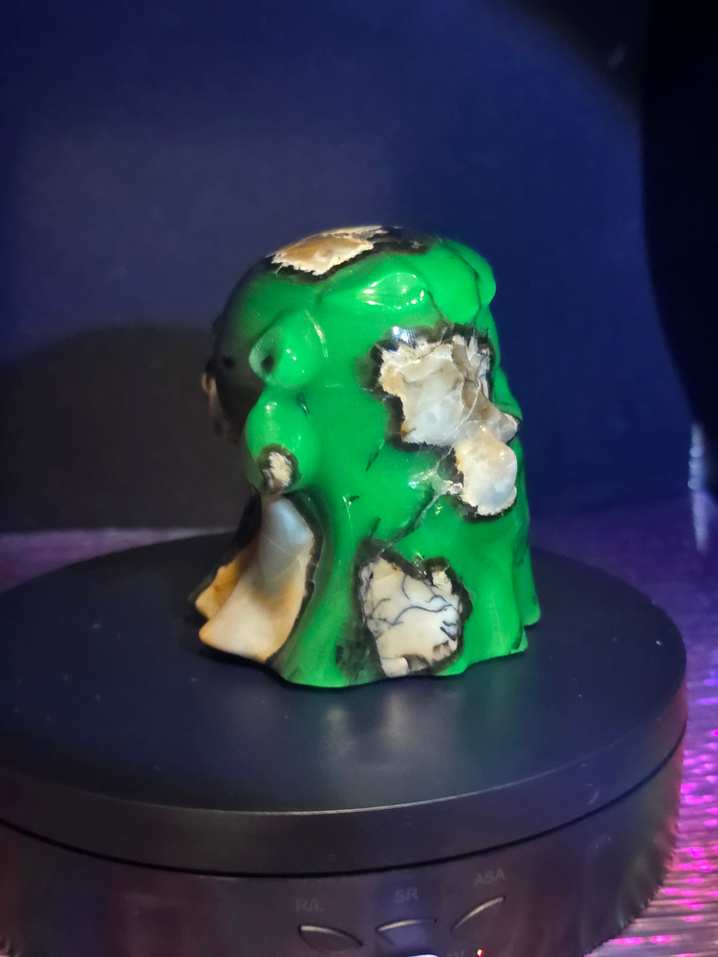 Volcano Agate Ghost Carving