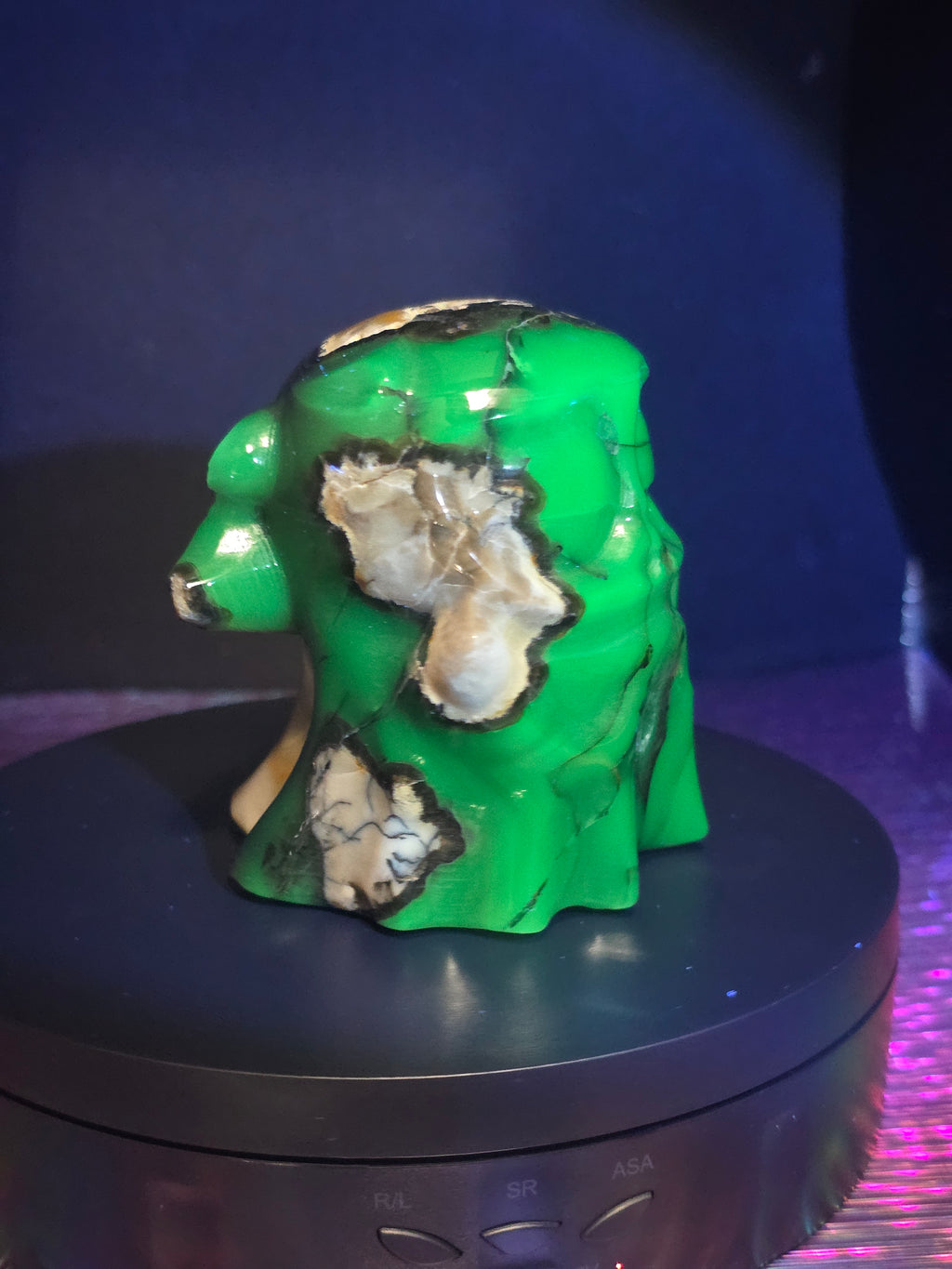 Volcano Agate Ghost Carving