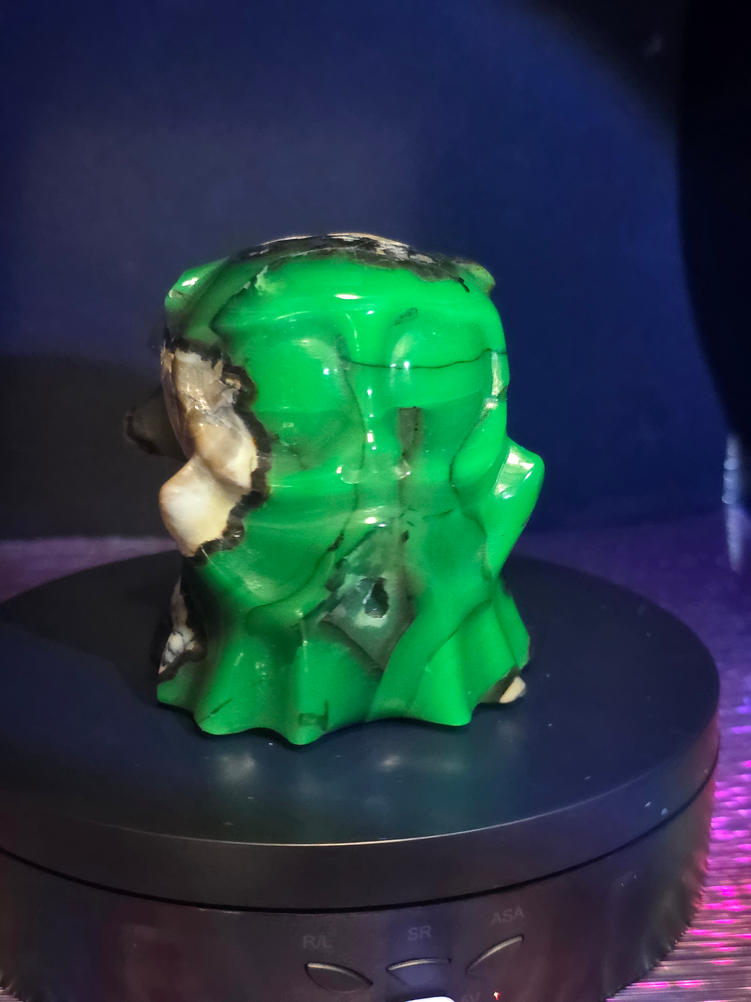 Volcano Agate Ghost Carving