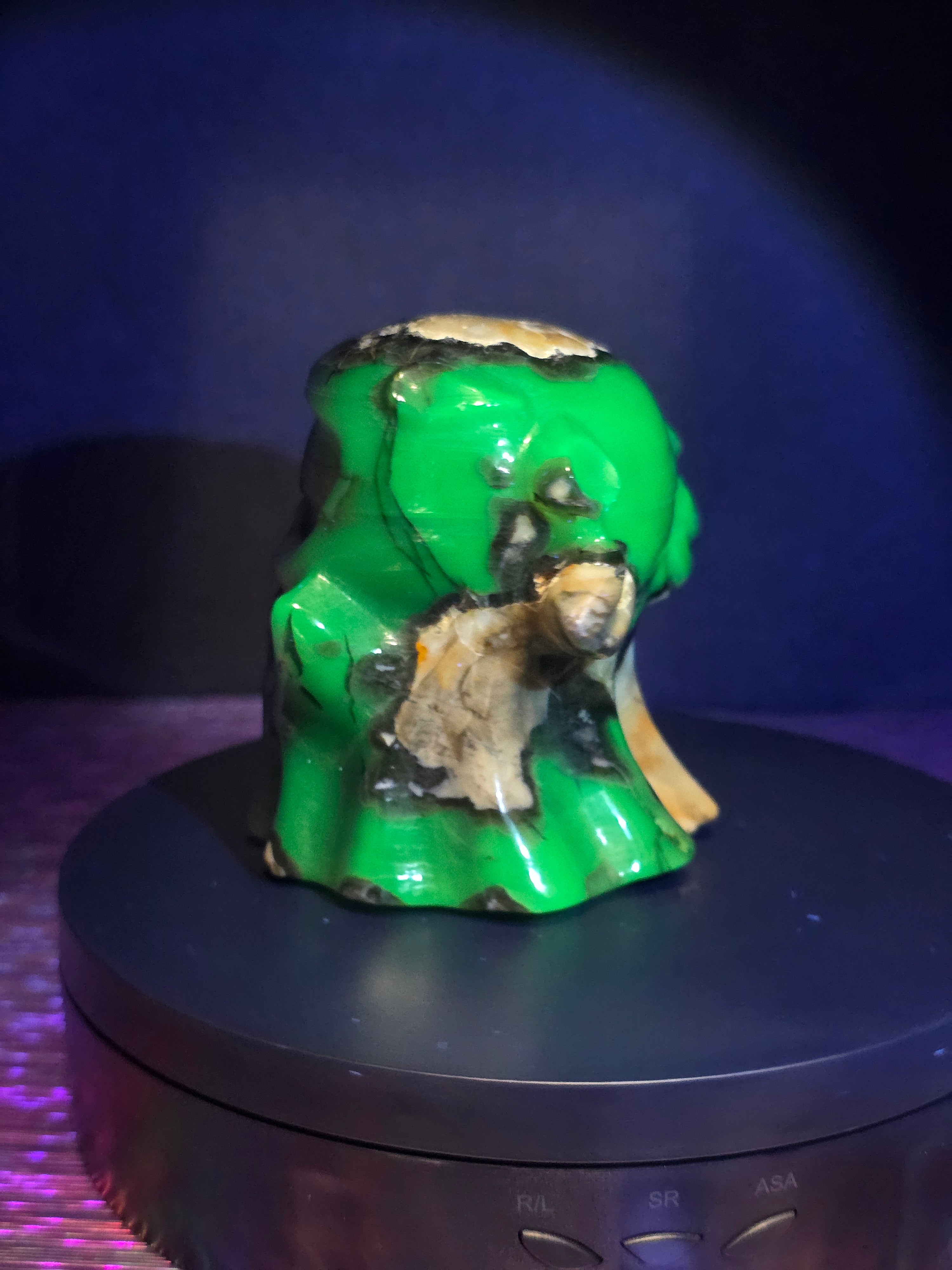 Volcano Agate Ghost Carving