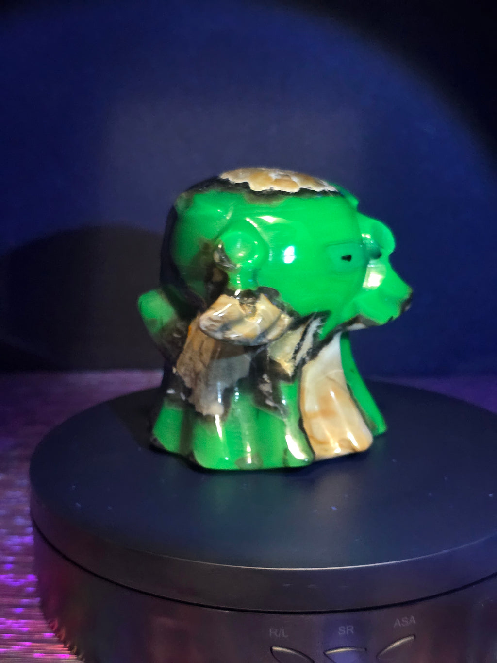 Volcano Agate Ghost Carving