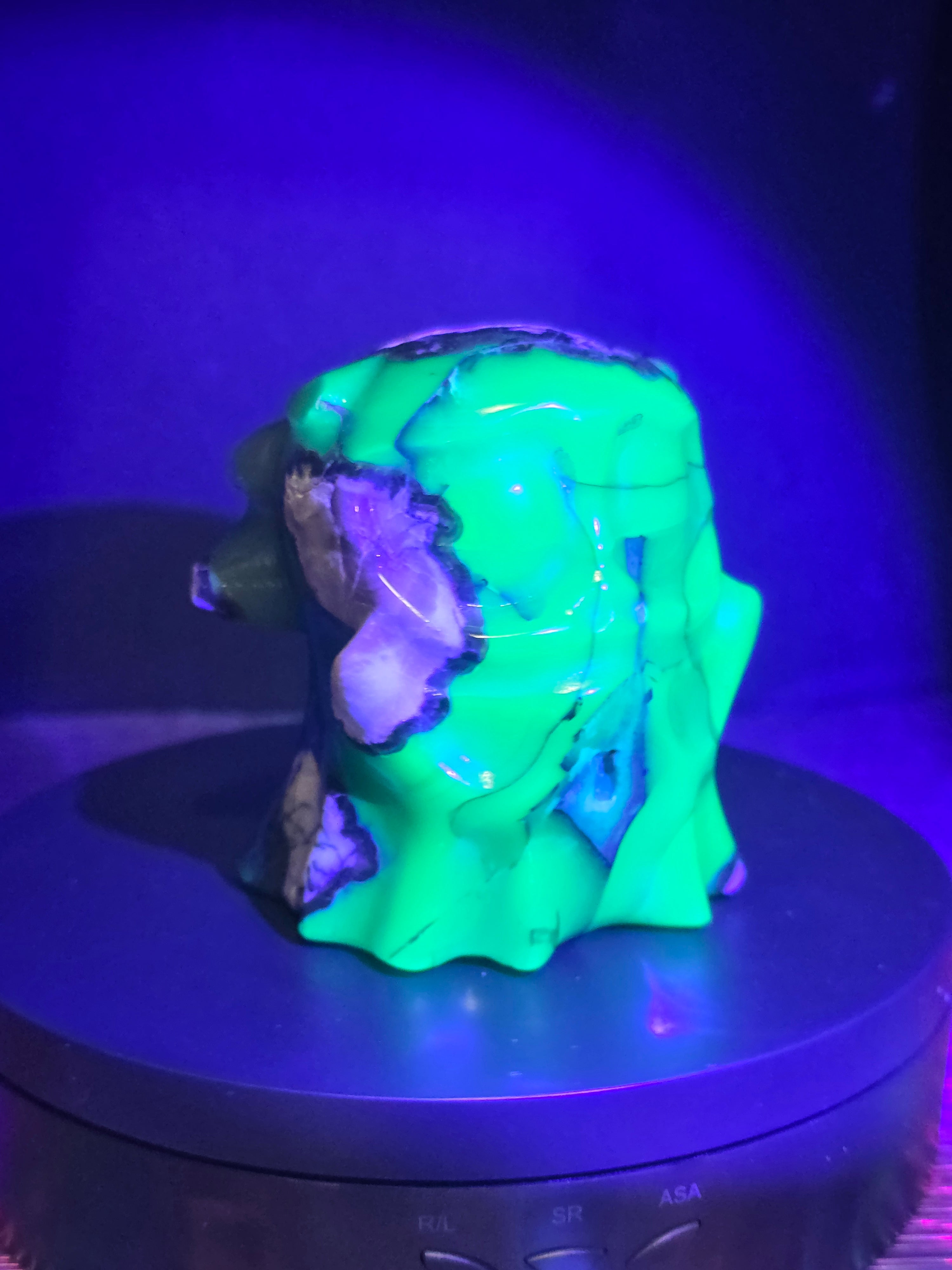 Volcano Agate Ghost Carving