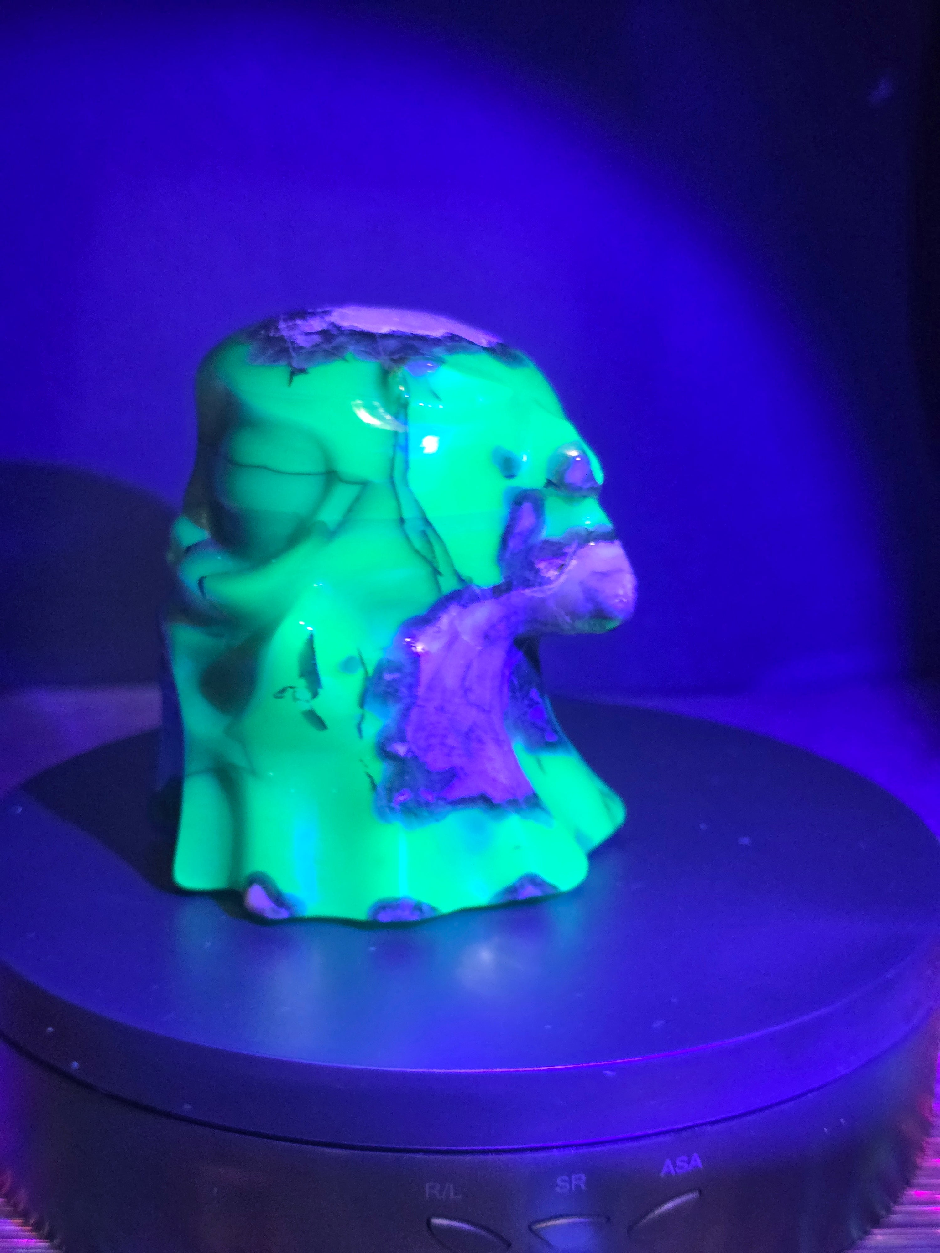 Volcano Agate Ghost Carving