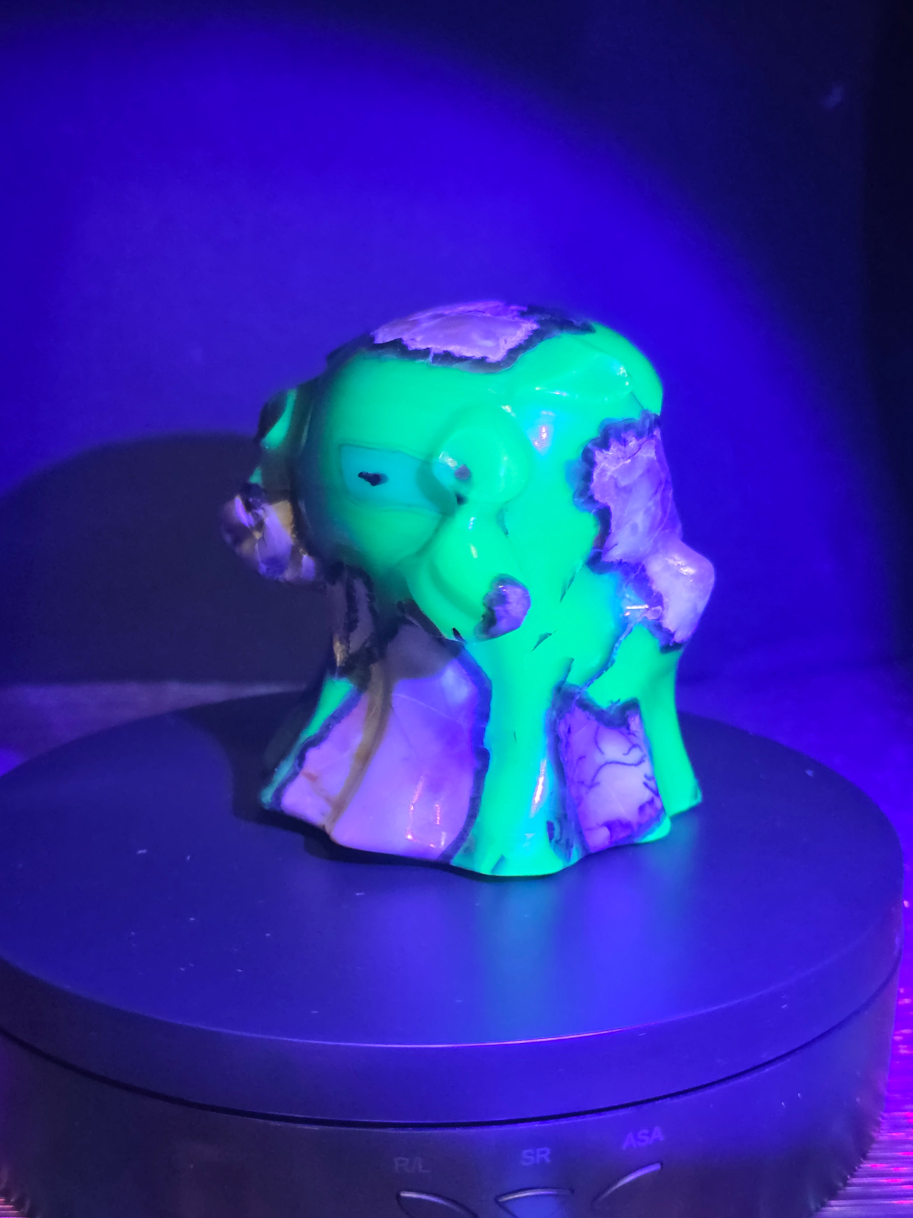 Volcano Agate Ghost Carving