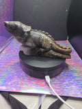 Volcano Agate Large Lizard Carving
