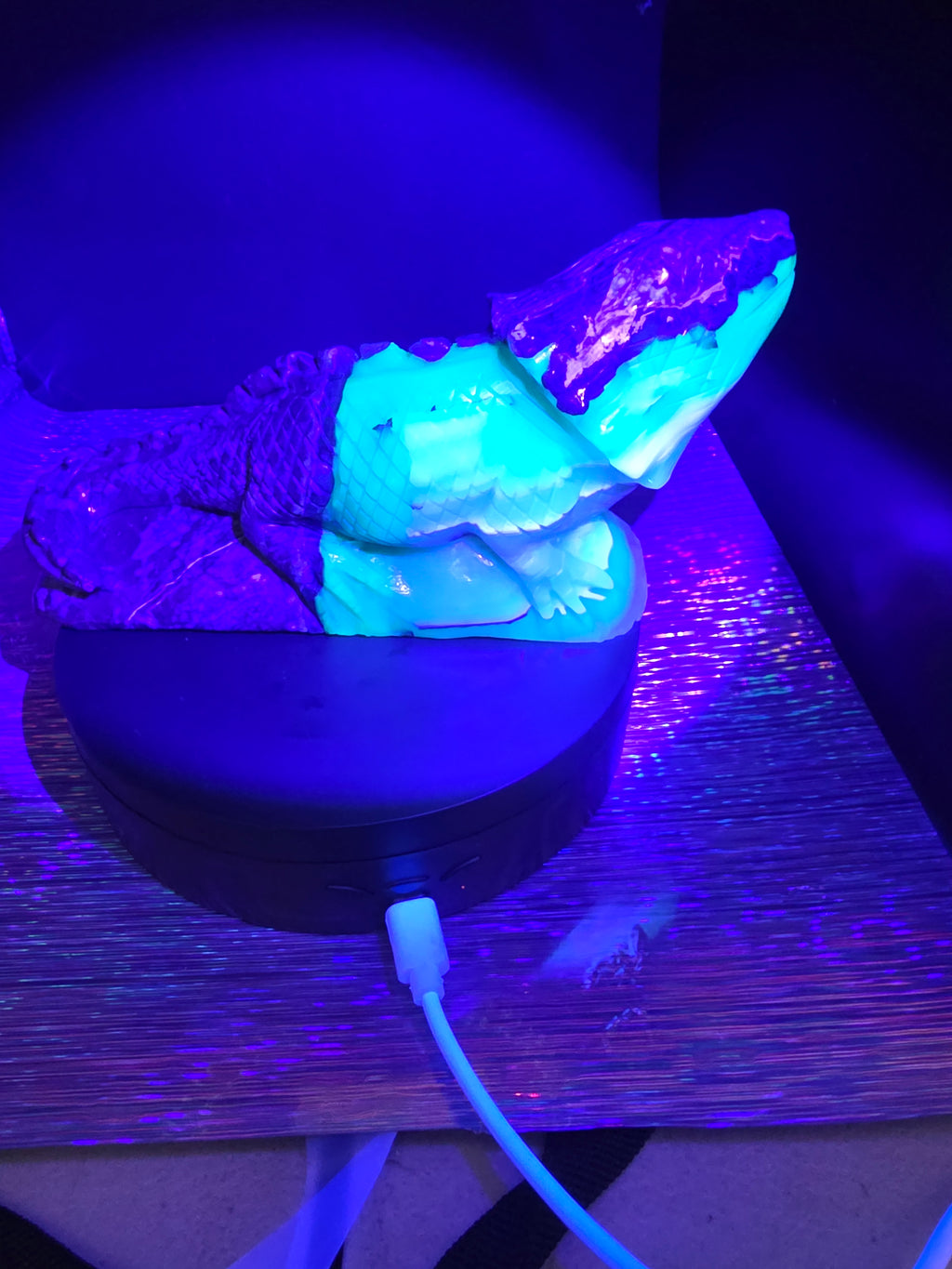 Volcano Agate Large Lizard Carving