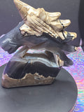 Volcano Agate Unicorn Head