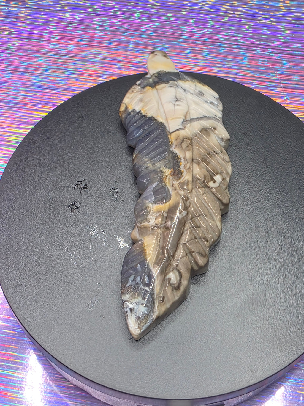 Volcano Agate Feather