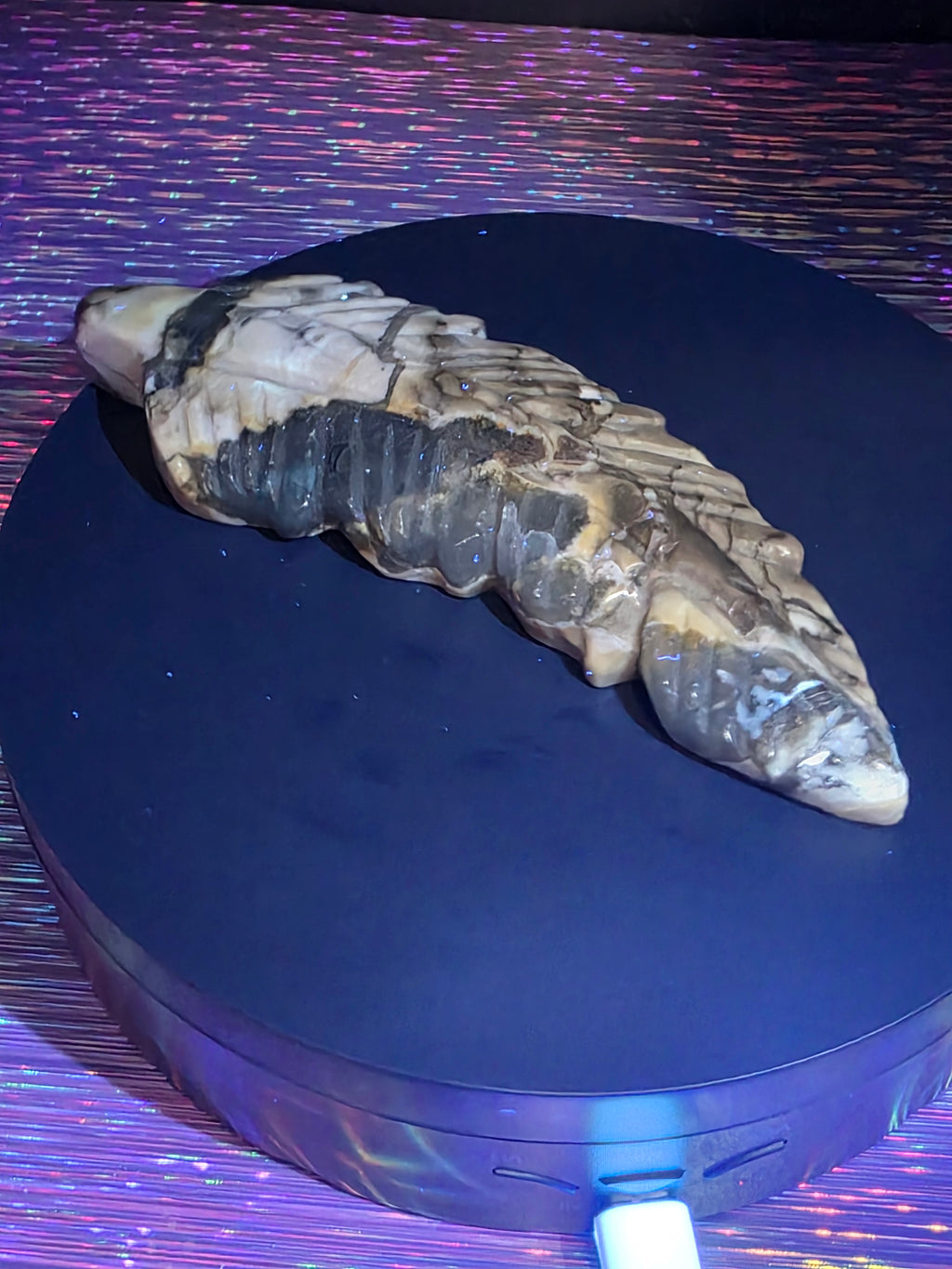 Volcano Agate Feather