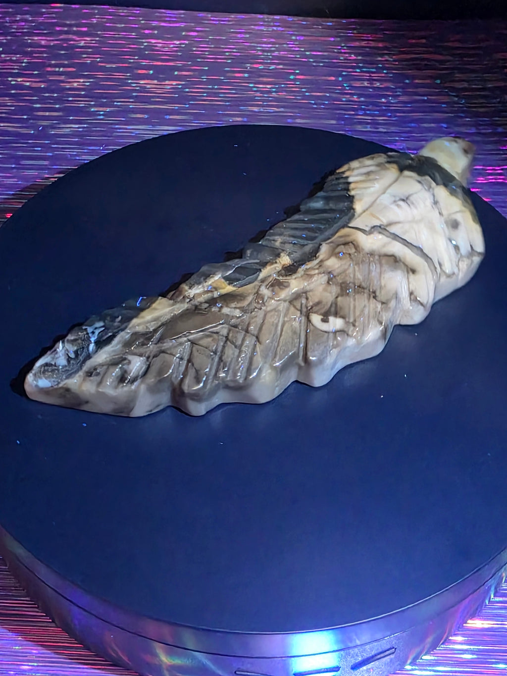 Volcano Agate Feather