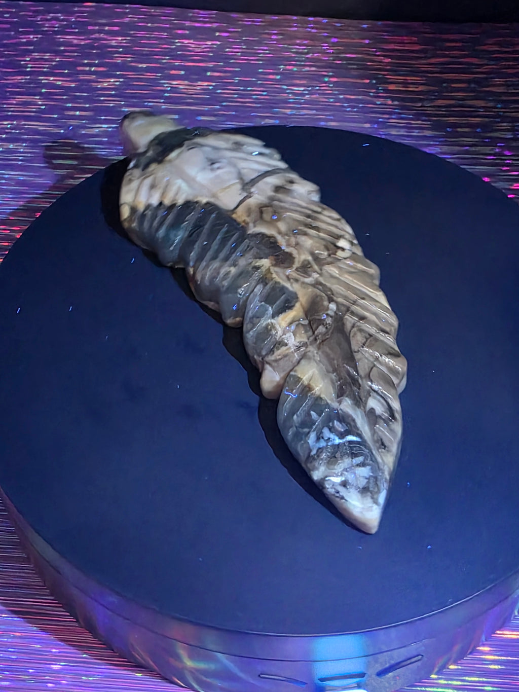 Volcano Agate Feather