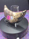 Volcano Agate Moon with Stand