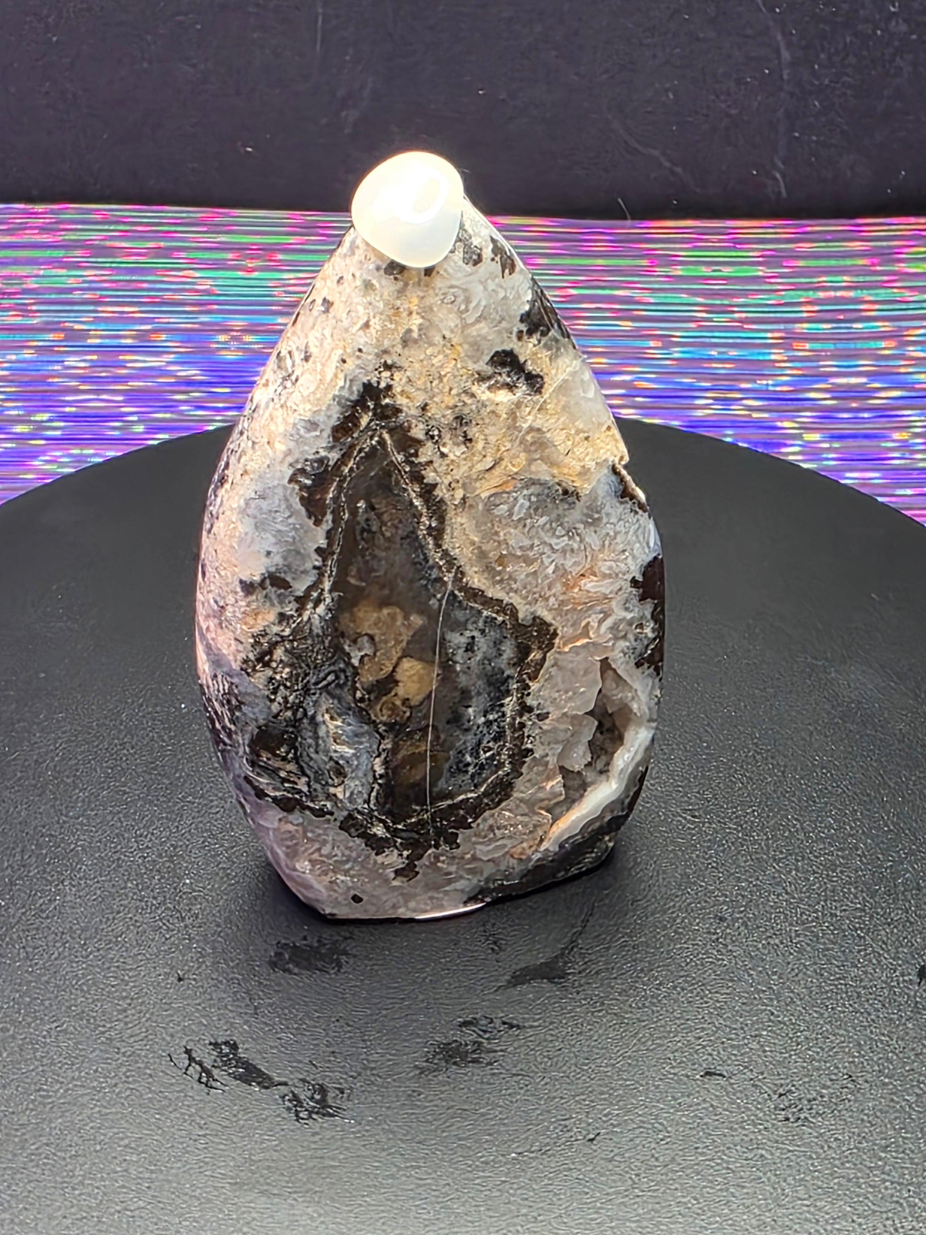 Volcano Agate Teardrop A