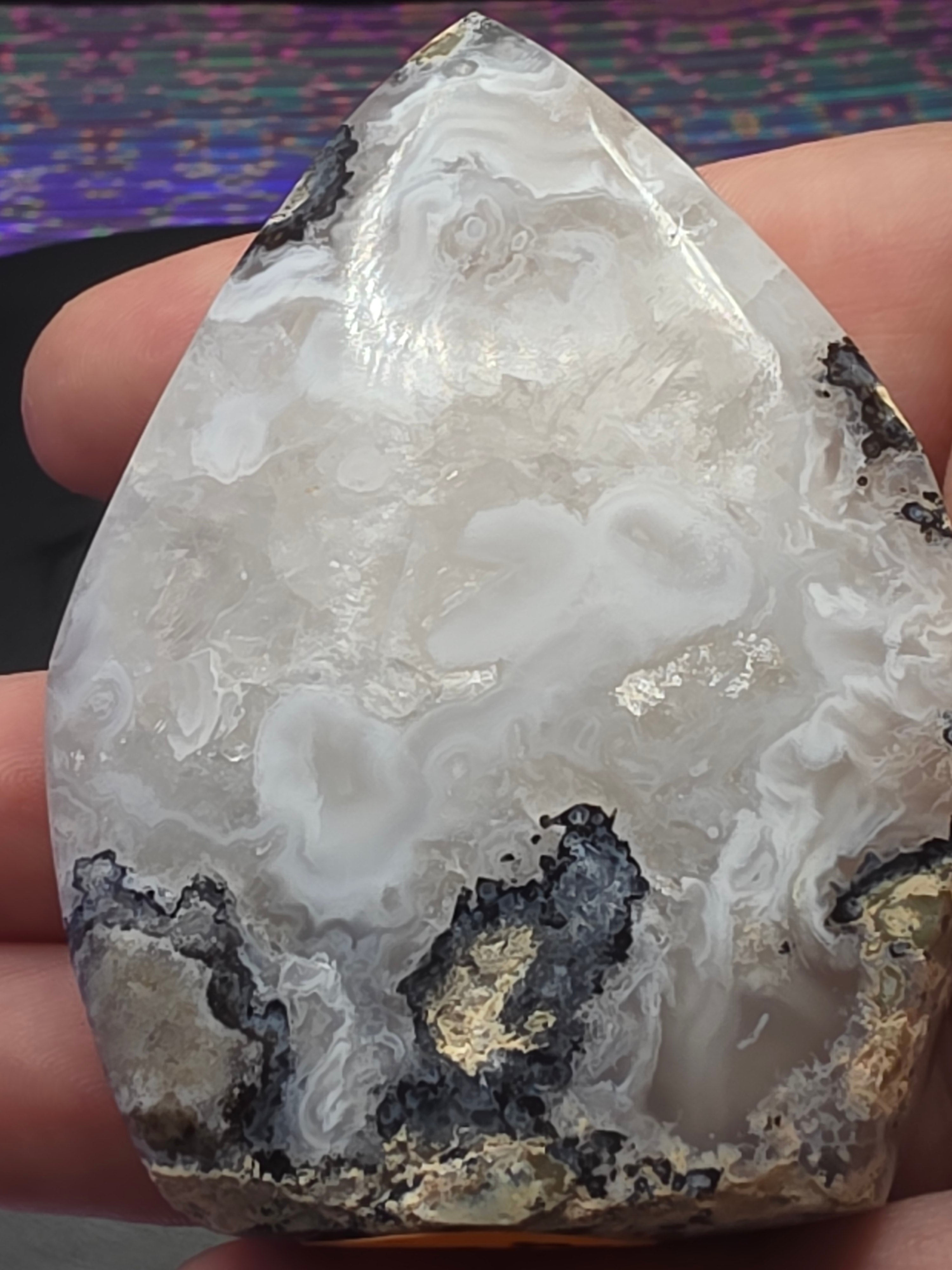 Volcano Agate Teardrop C
